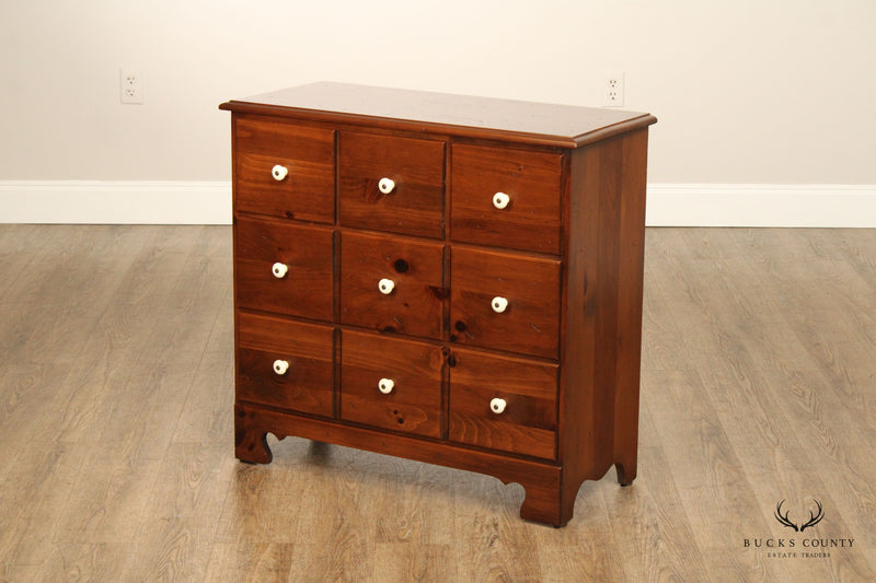 Baumritter Vintage Pine Apothecary Style Accent Chest