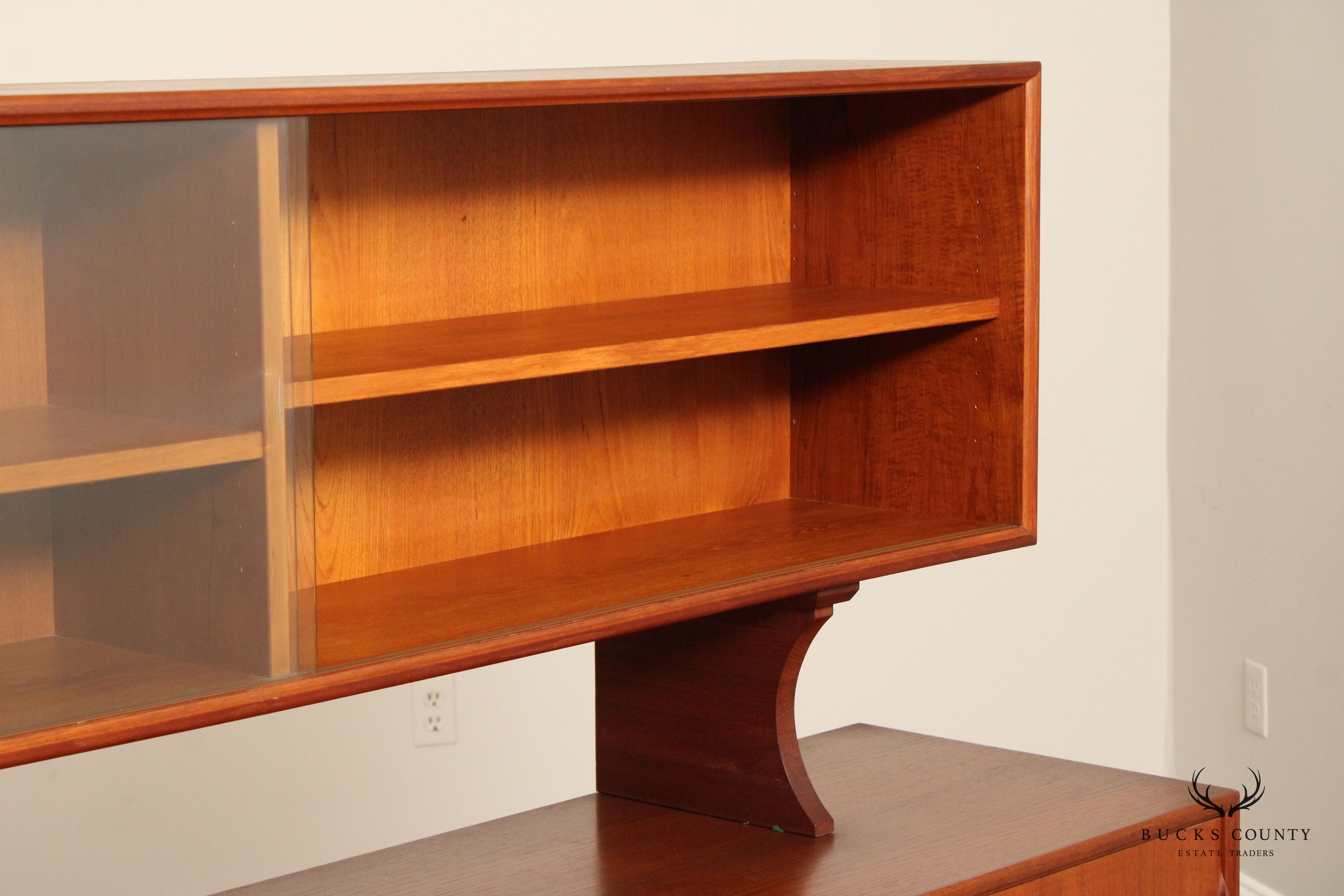 Danish Modern Teak Sideboard Cabinet