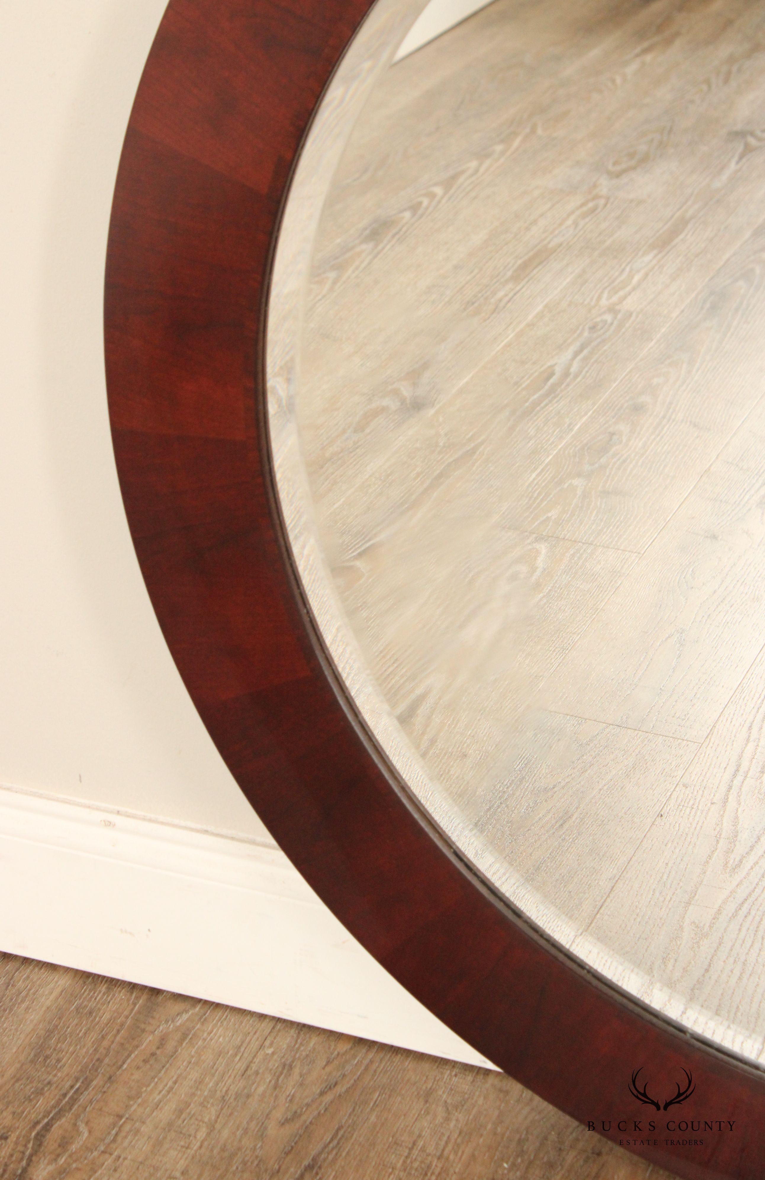 Stickley Metropolitan Collection Round Cherry Mirror