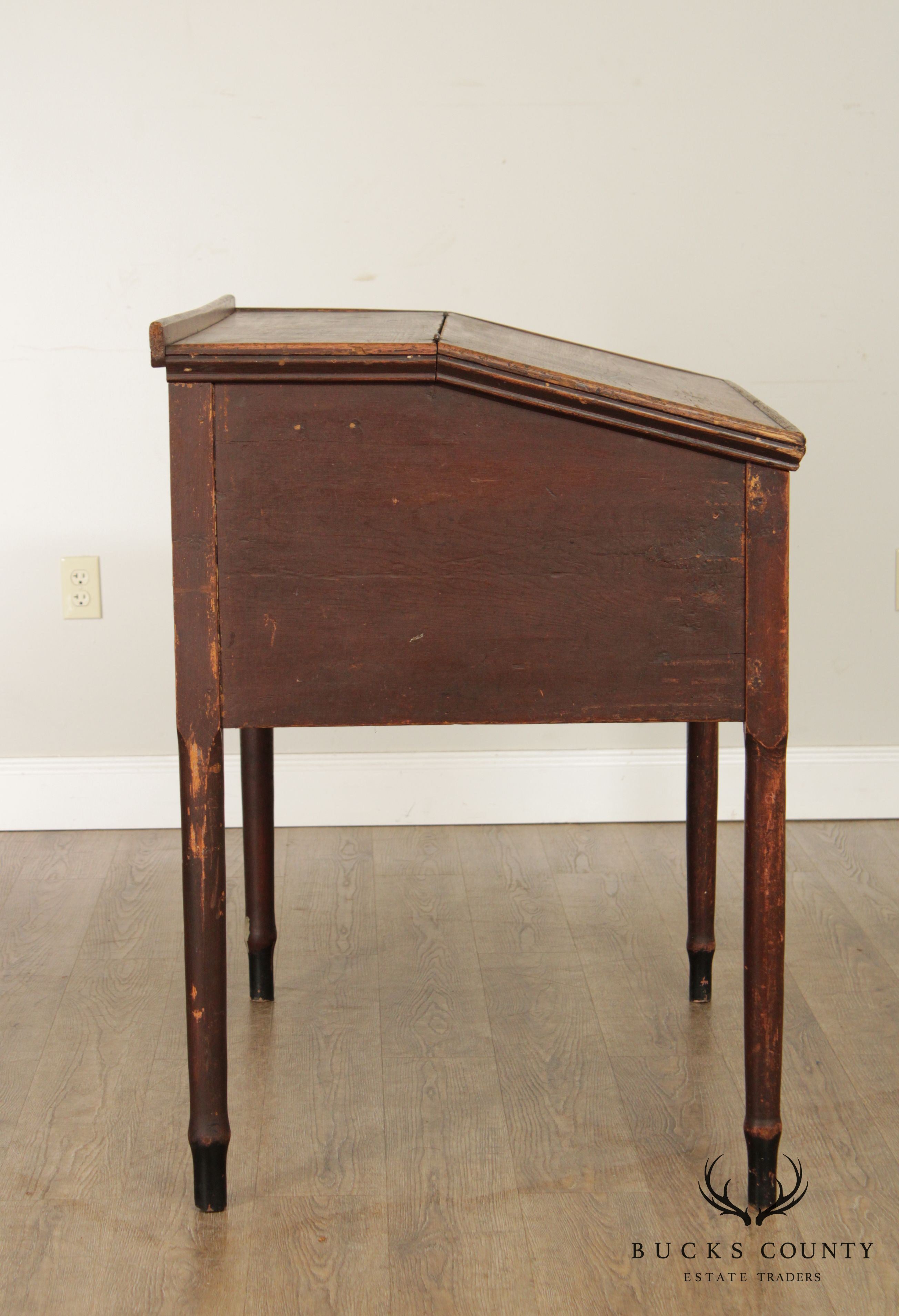 Antique Early American Secretary Writing Desk