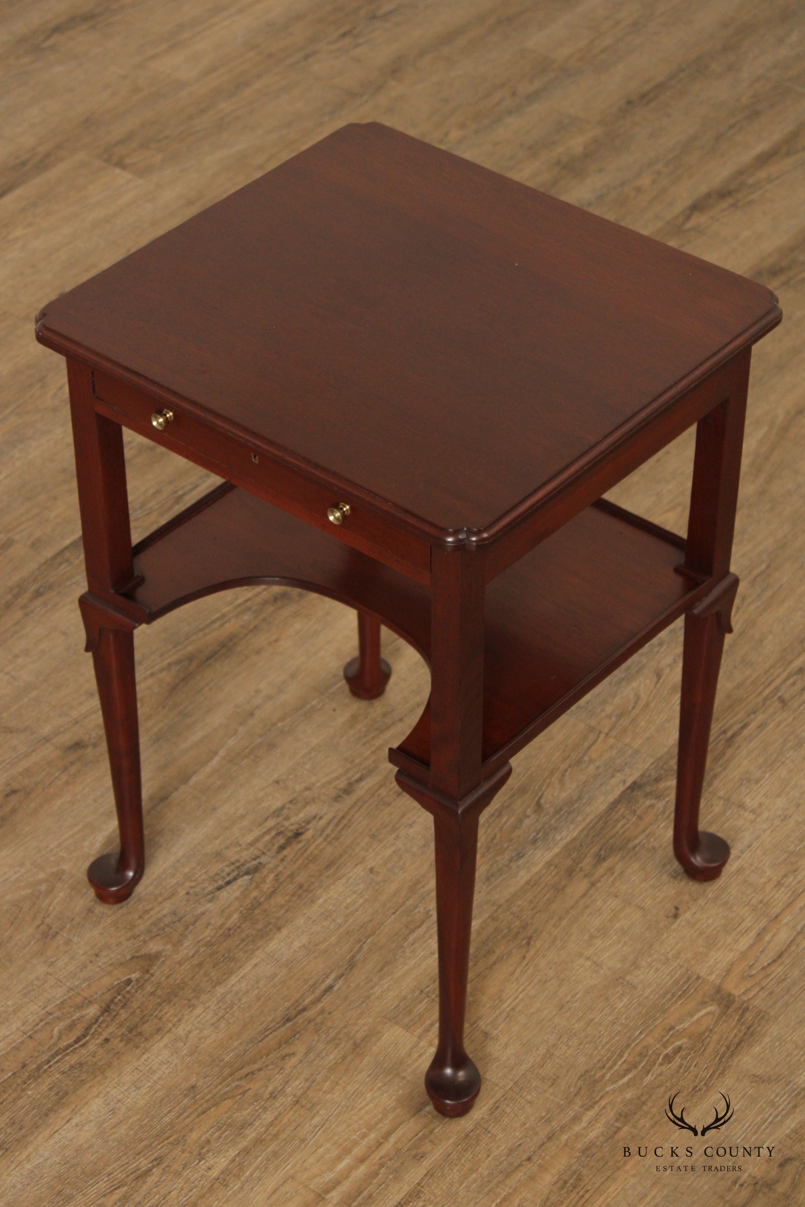 Southampton Queen Anne Style Mahogany Side Table