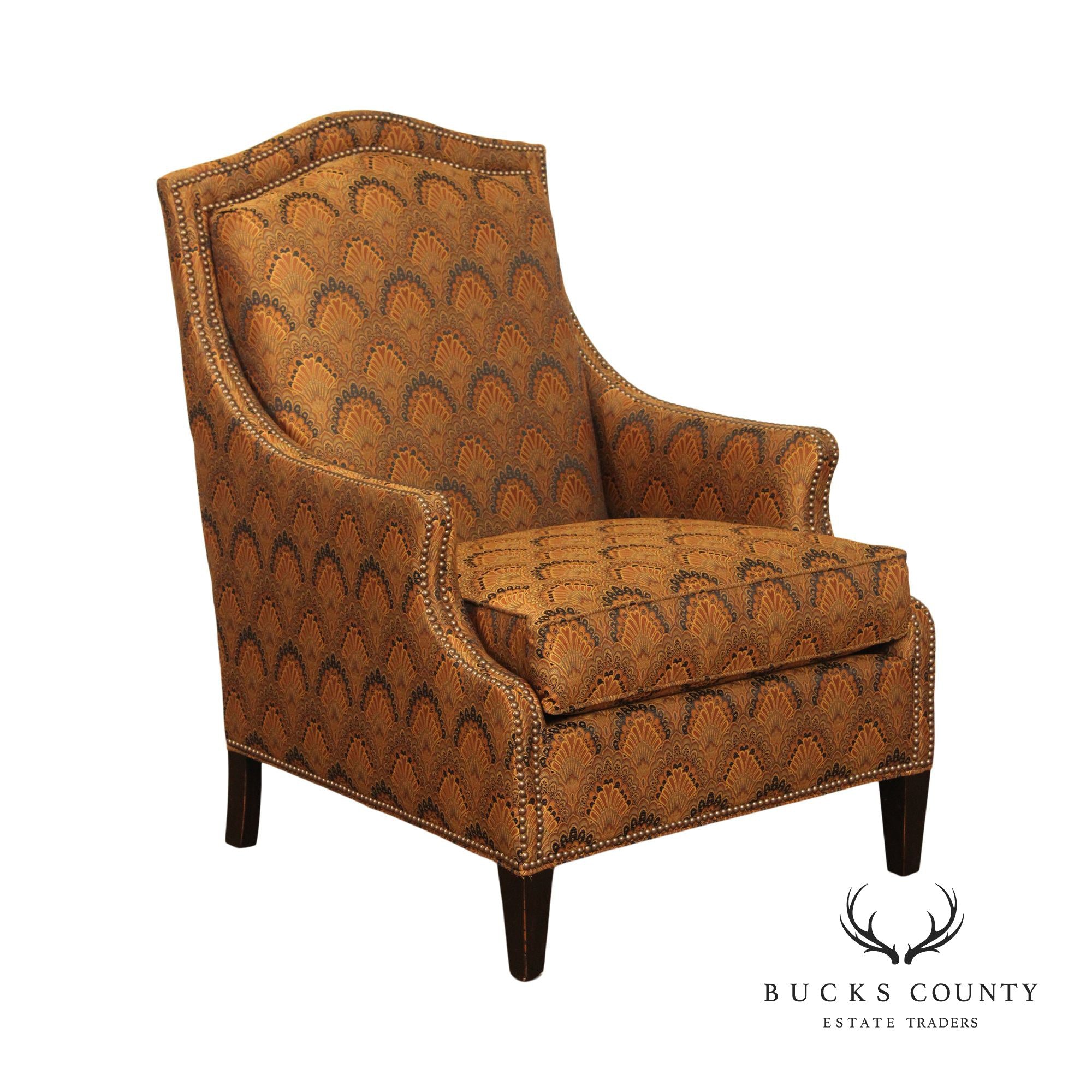 Fairfield Transitional Style Lounge Armchair