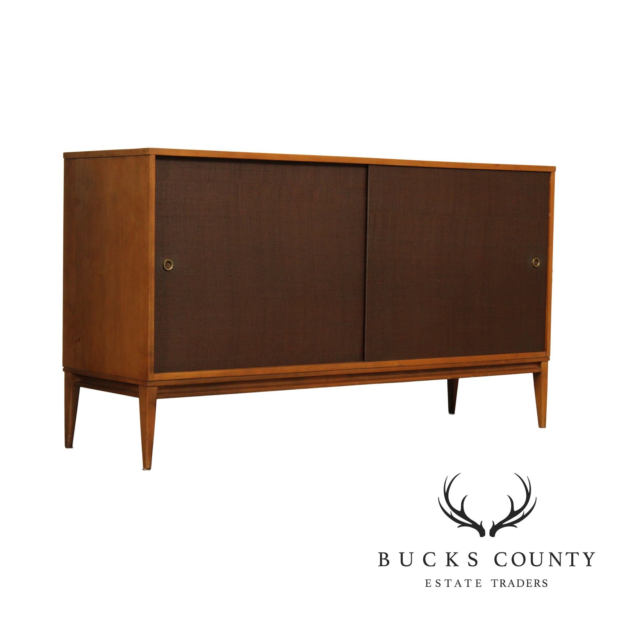 Paul McCobb Mid Century Modern Planner Group Sliding Door Credenza Sideboard