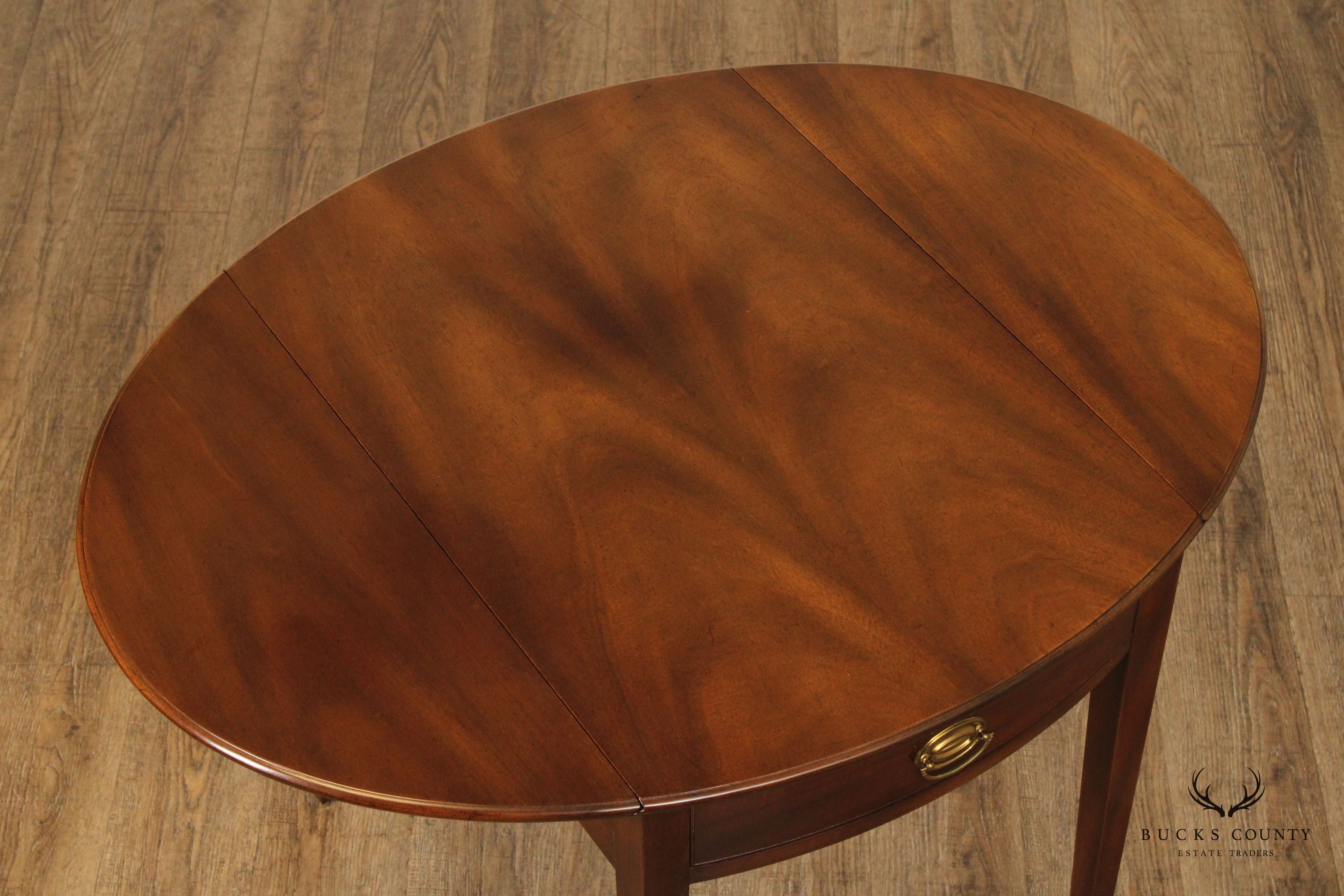 Kittinger Williamsburg Adaptation Mahogany Pembroke Side Table