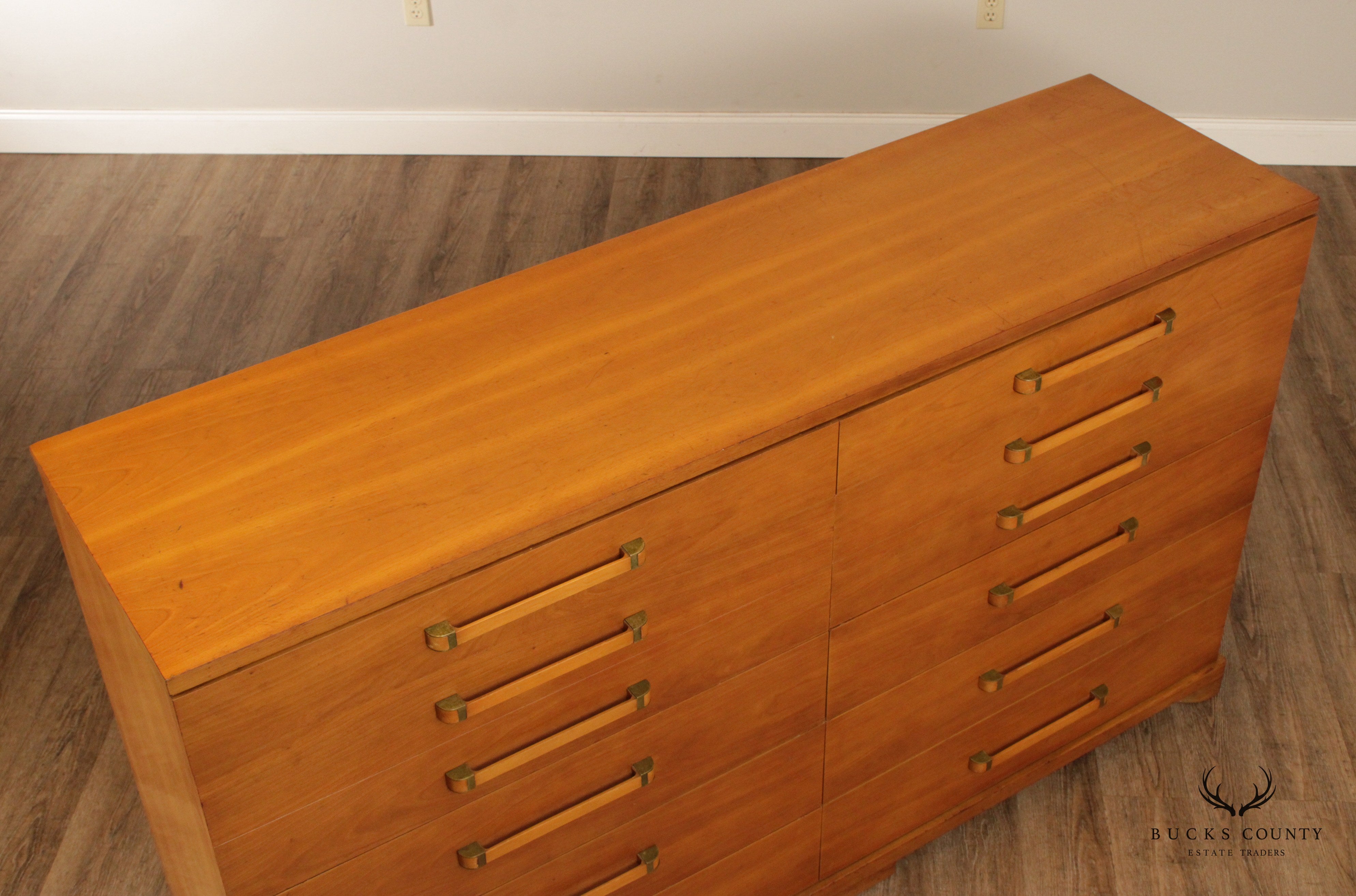 John Widdicomb Mid Century Modern Large 10 Drawer Dresser