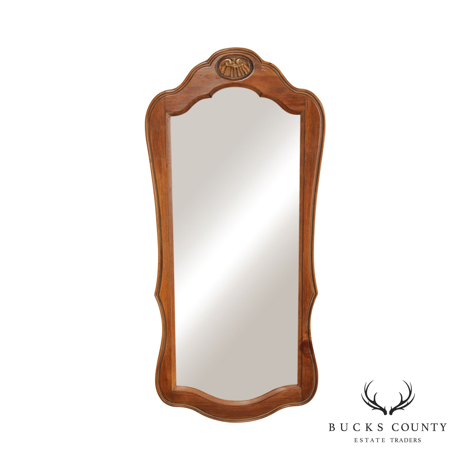 Ethan Allen Country French Style Beveled Wall Mirror