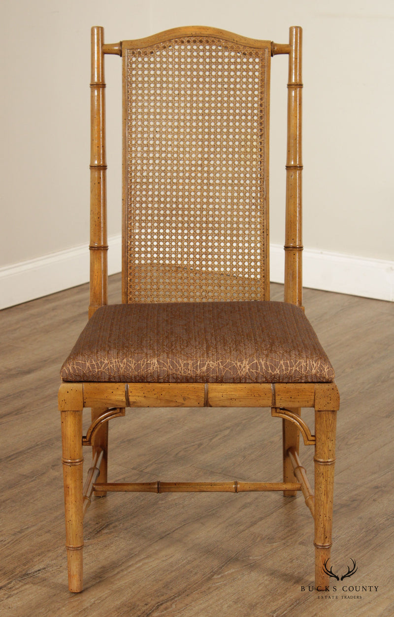 Century Furniture VIntage Faux Bamboo Side Chair