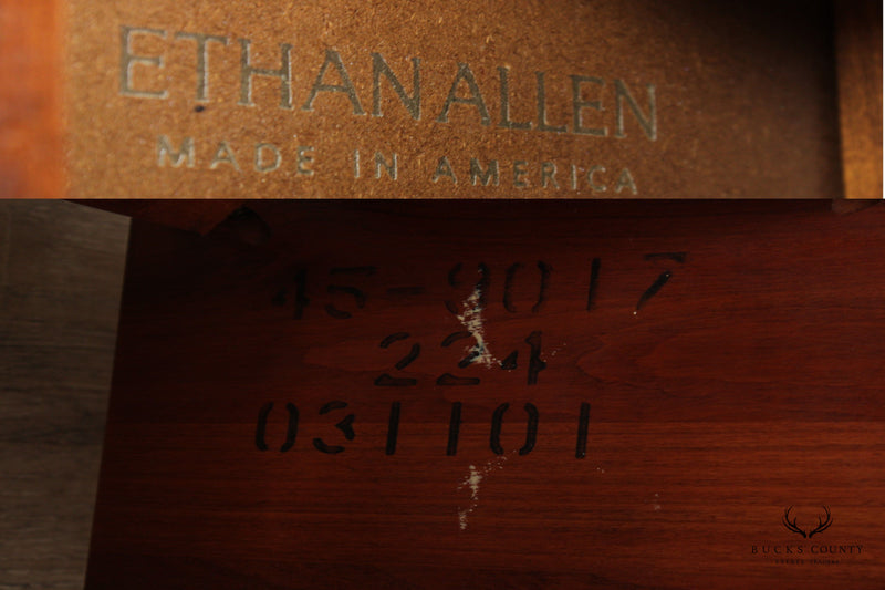 Ethan Allen 'American Impressions' Mission Style Tile Top Five Tier Pedestal