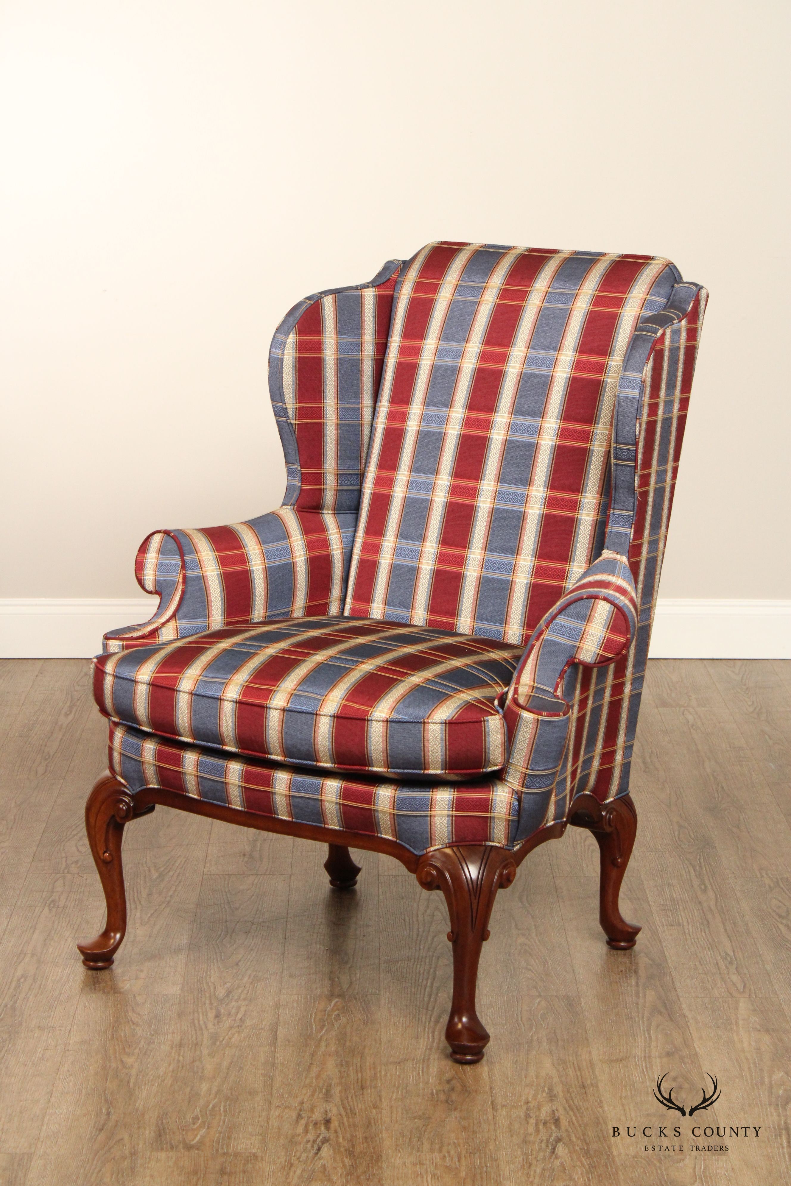 Southwood Georgian Style Wing Back Chair