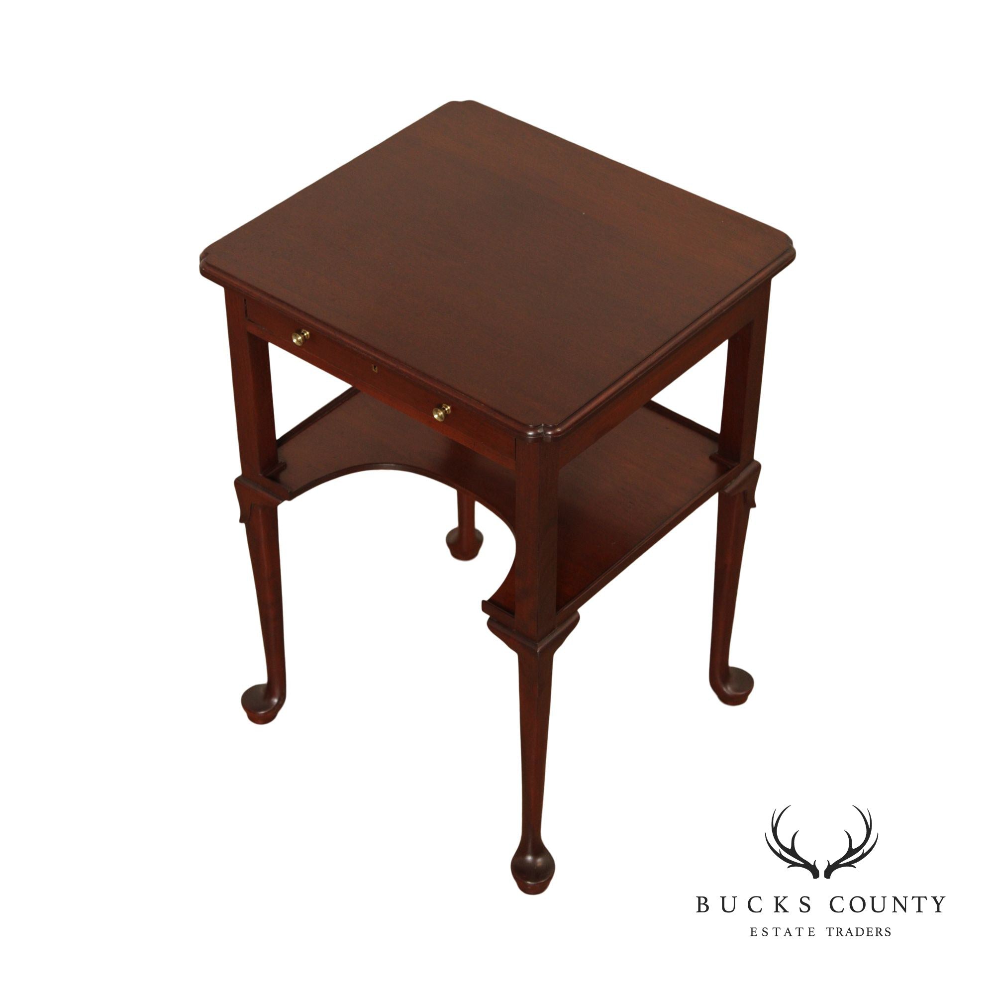 Southampton Queen Anne Style Mahogany Side Table