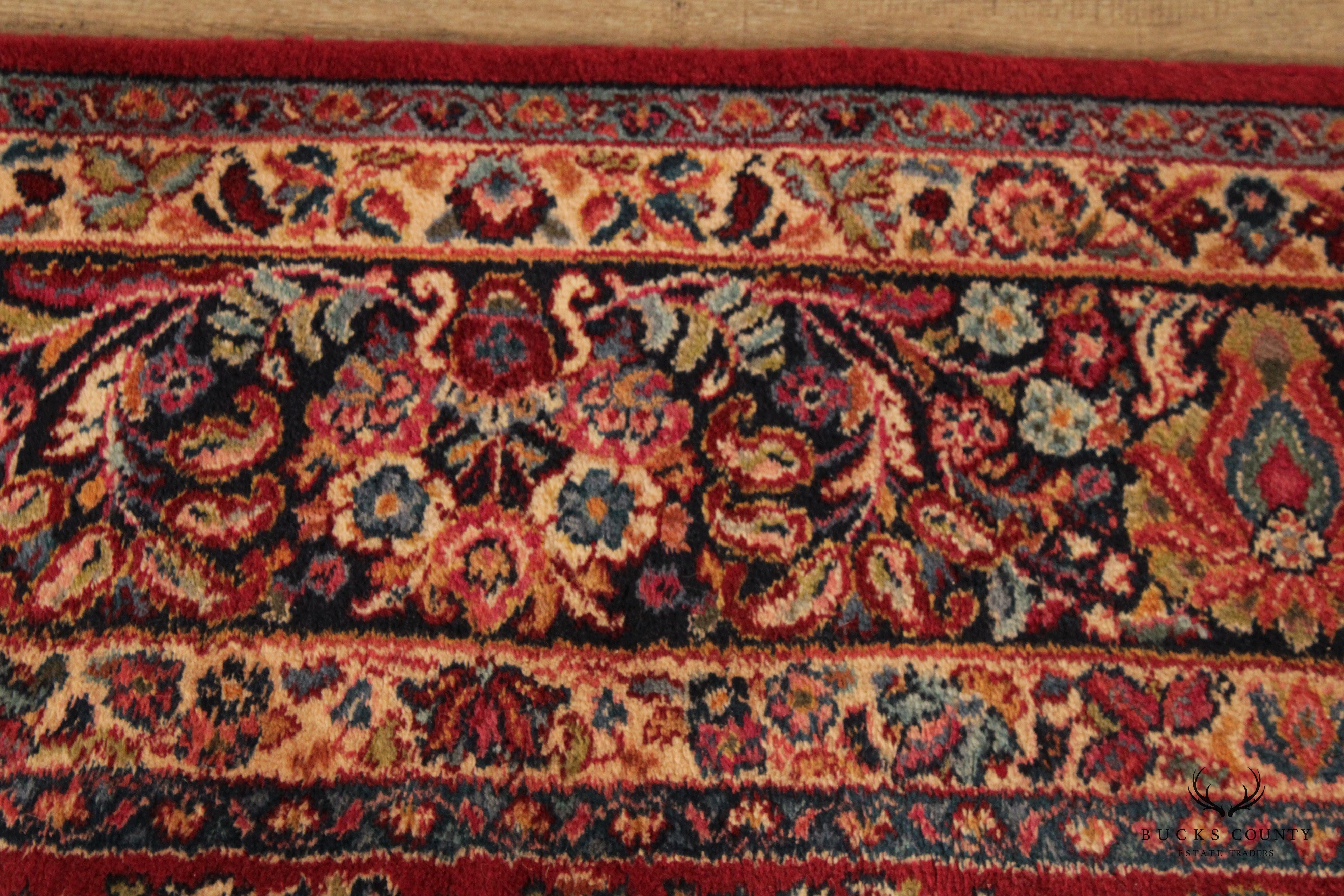 Karastan Red Sarouk 8.8 x 12 Wool Area Rug