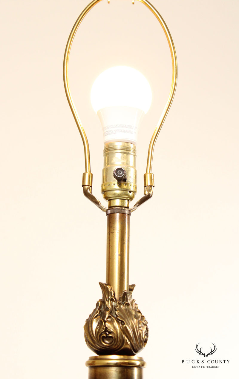 Stiffel Hollywood Regency Vintage Pair Brass Table Lamps – Bucks County  Estate Traders