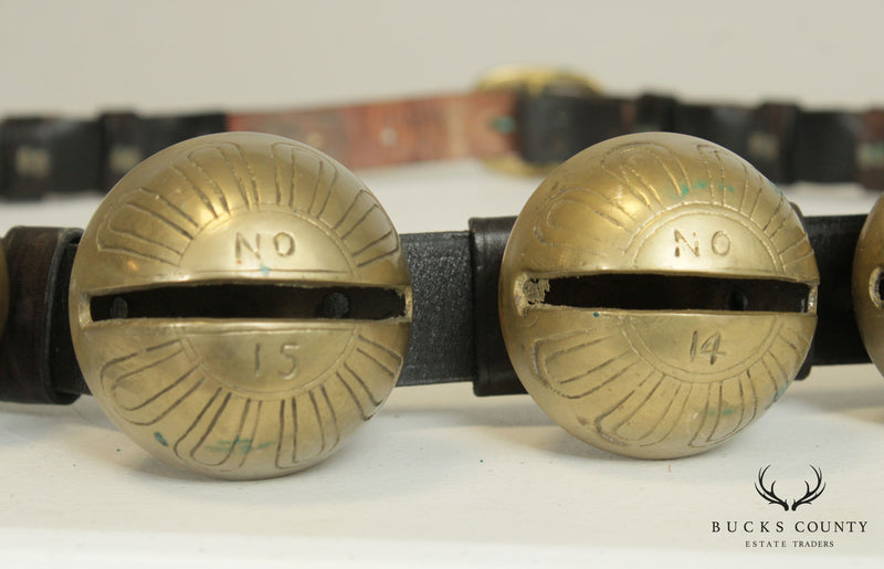 Vintage Sleigh Bells 19 Graduating Embossed Brass Sleigh, 40% OFF