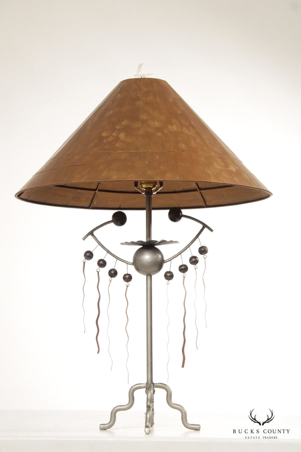 Leeazanne Vintage Postmodern Sculptural Table Lamp
