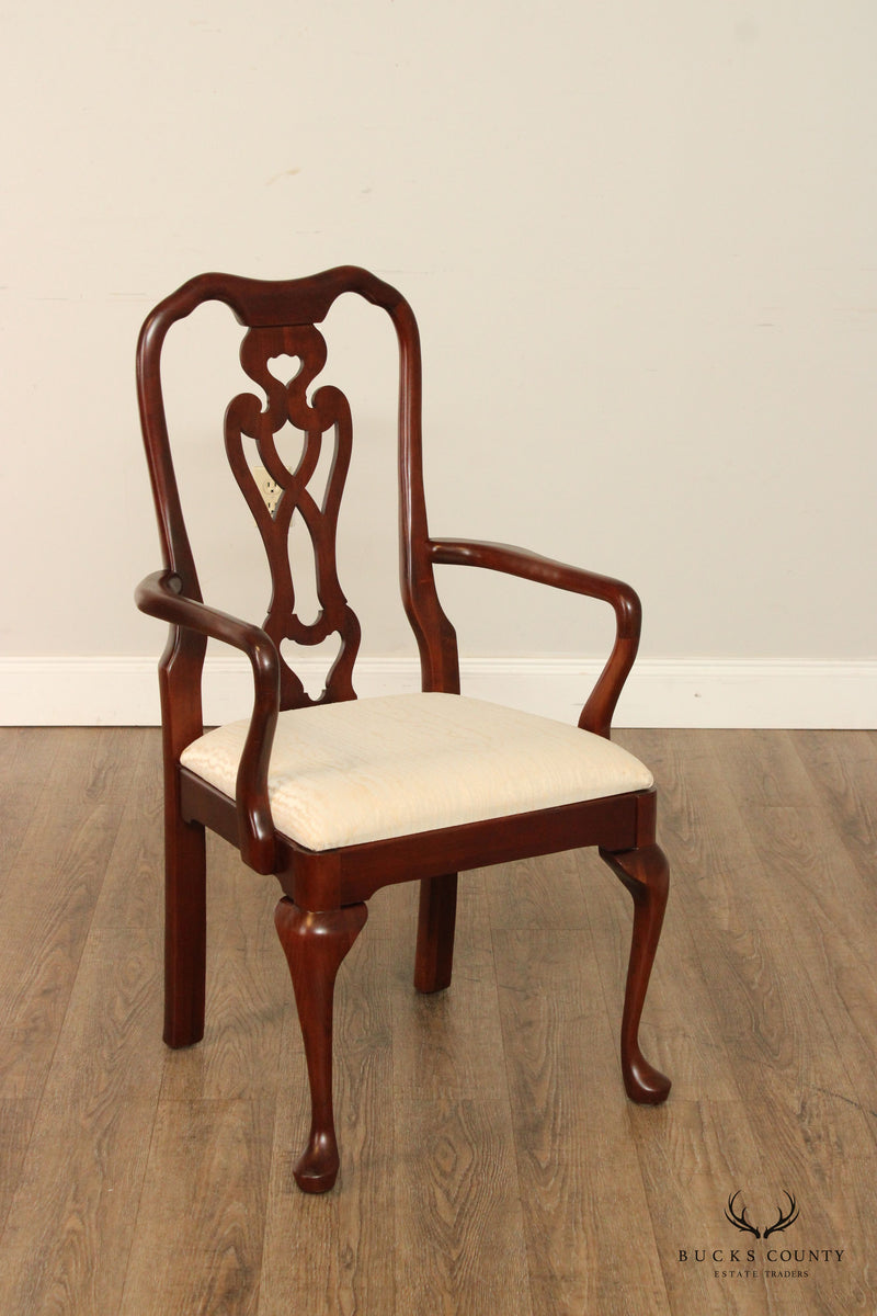 Pennsylvania House Queen Anne Style Set of Eight Cherry Dining Chairs