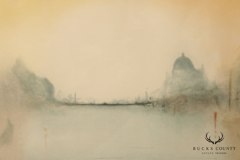 M. J. Wells, 'Morning Mist II' Artist Proof Aquatint