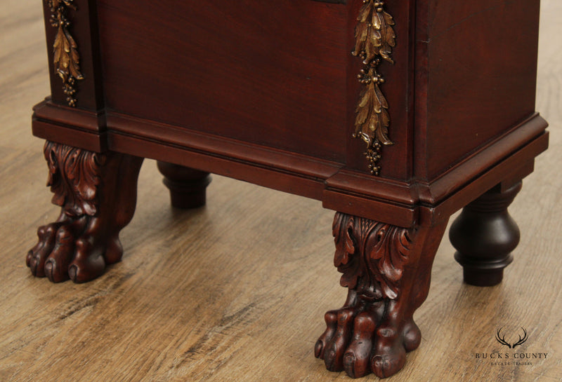 American Empire Mahogany Cellarette or Storage Chest