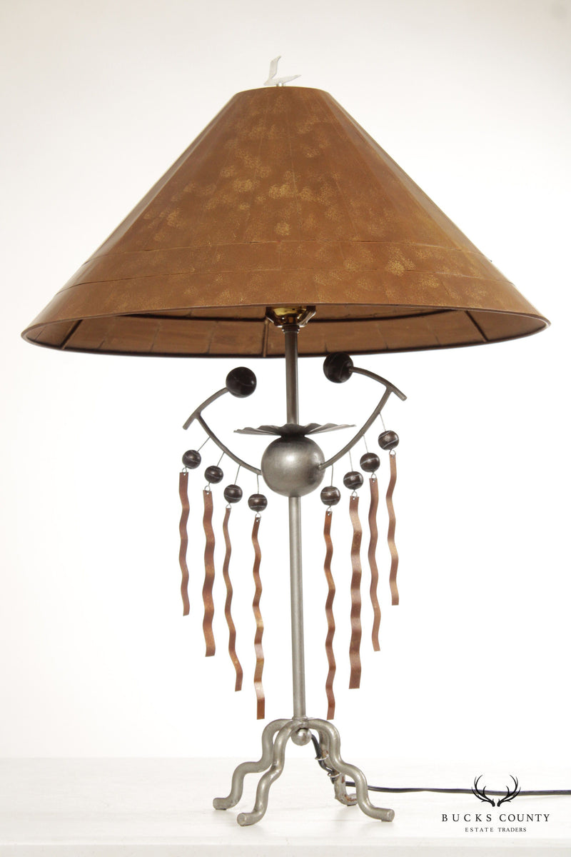 Leeazanne Vintage Postmodern Sculptural Table Lamp