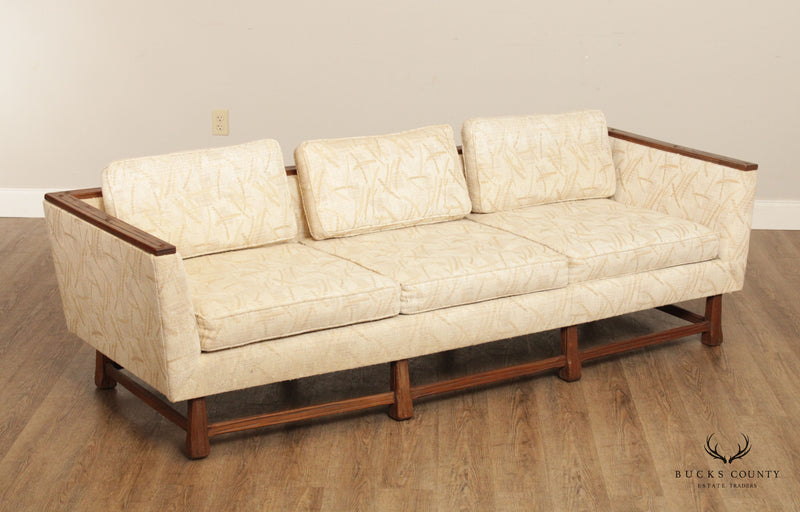 Brandt Ranch Oak Vintage Upholstered Cube Sofa