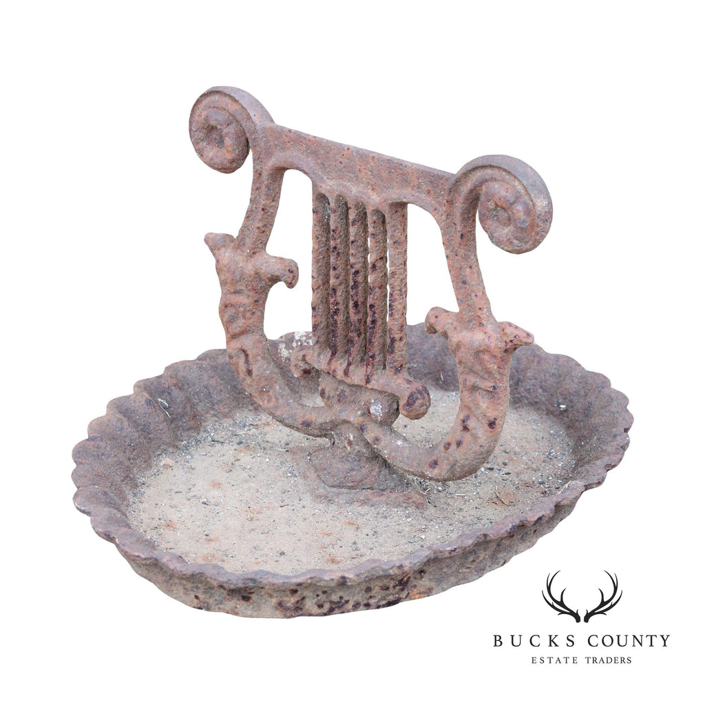 French 19th Century Cast Iron Boot Scraper - Fireside Antiques