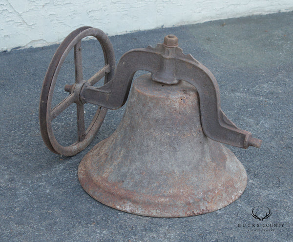 Antique 19th C. American Cast Iron Bell