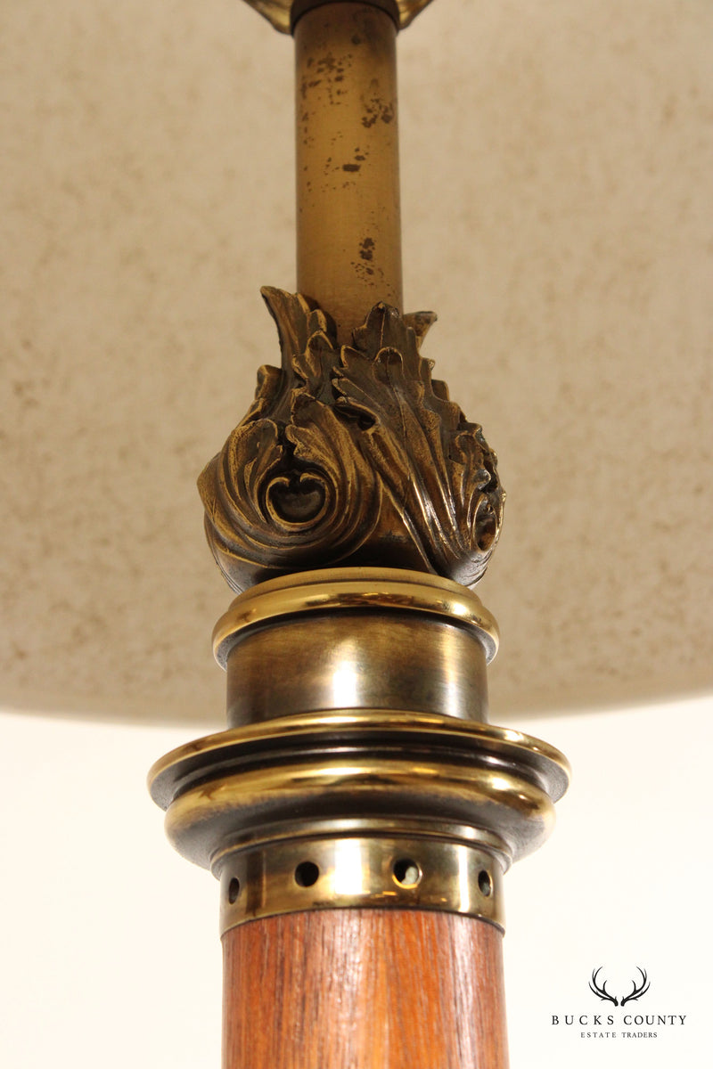 Stiffel Hollywood Regency Vintage Pair Brass Table Lamps – Bucks