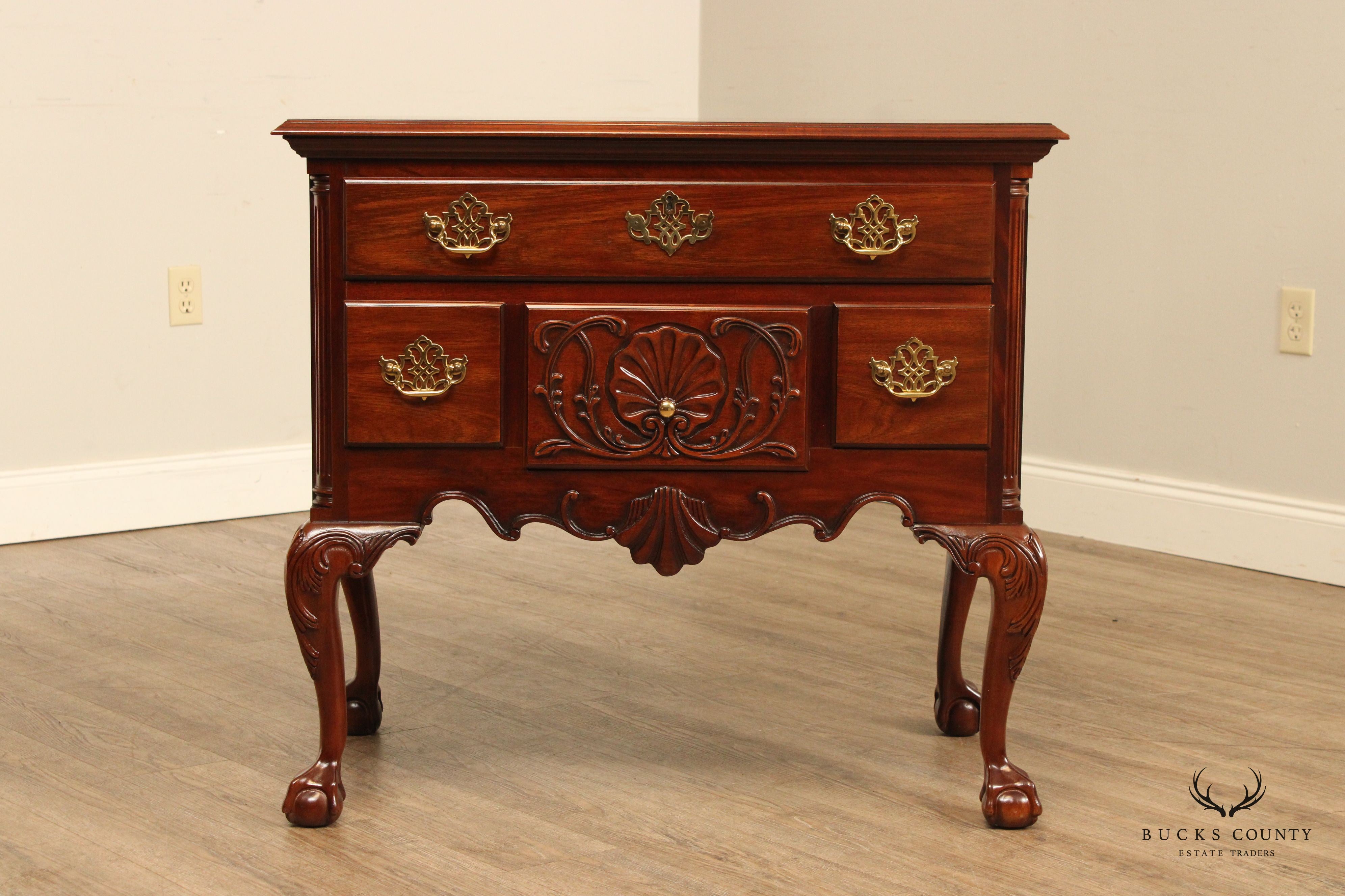 Councill Craftsmen Chippendale Style Mahogany Lowboy