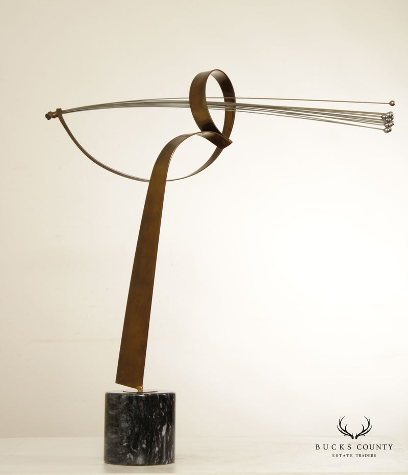 Curtis Jere Mid Century Modern Abstract Brass Sculpture