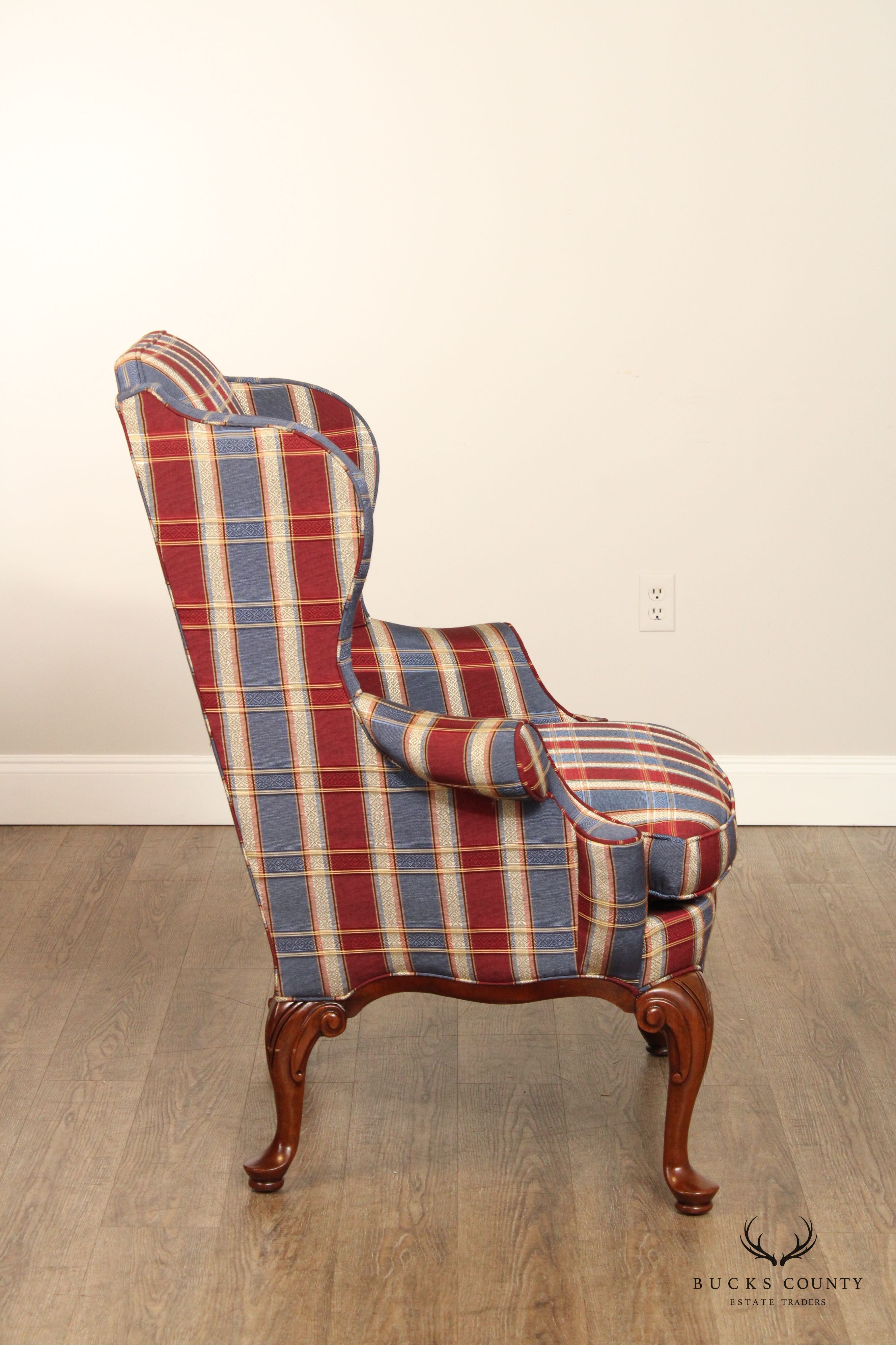 Southwood Georgian Style Wing Back Chair