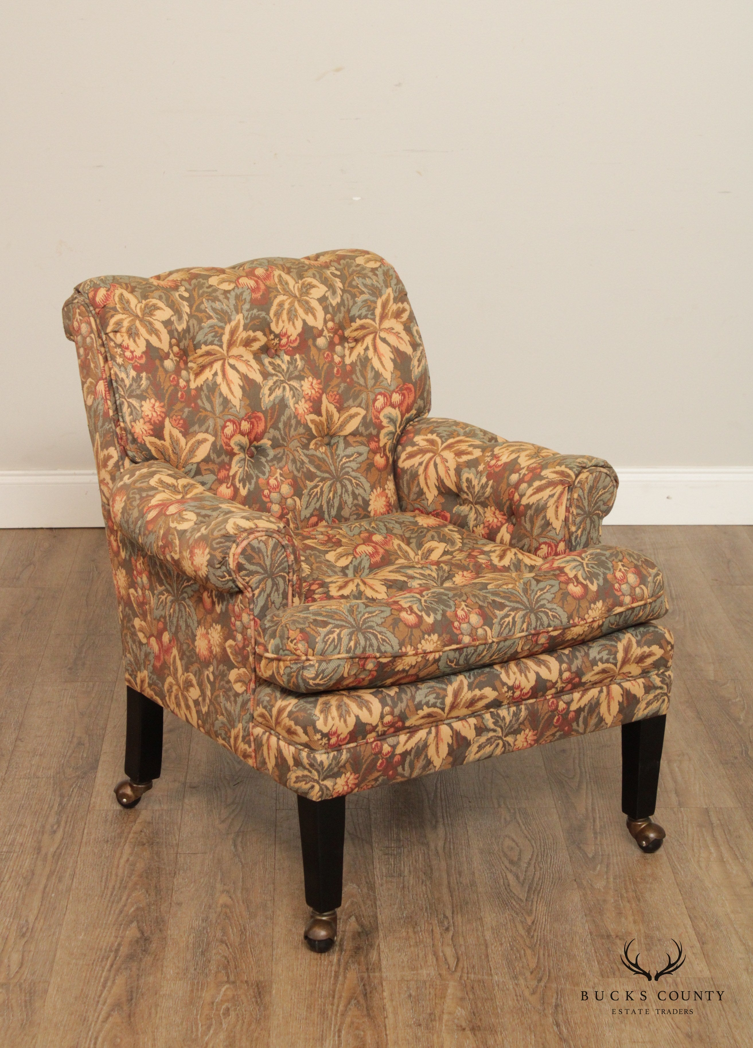 Cabot Wrenn Set Of Four Custom Upholstered Club Chairs