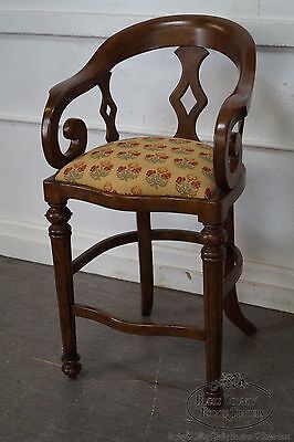 Minton Spidell Quality Set of 3 Empire Style Burgess Barstools