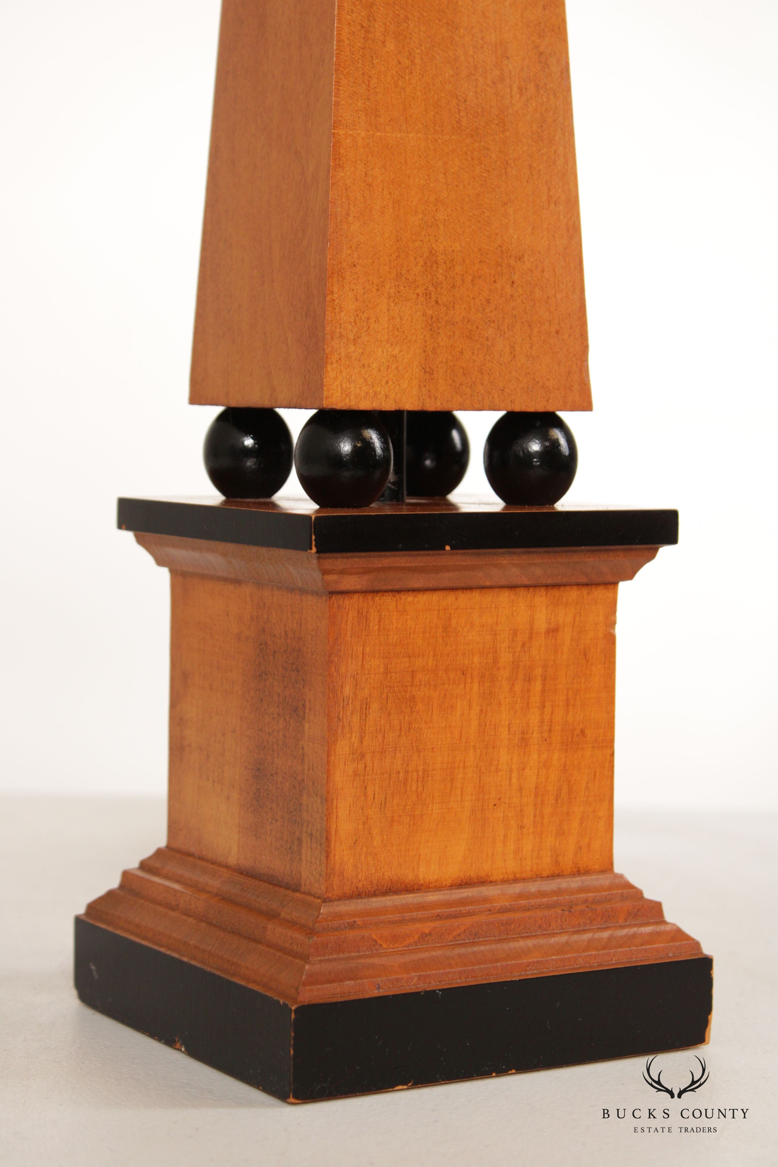 Neoclassical Modern Obelisk Table Lamp