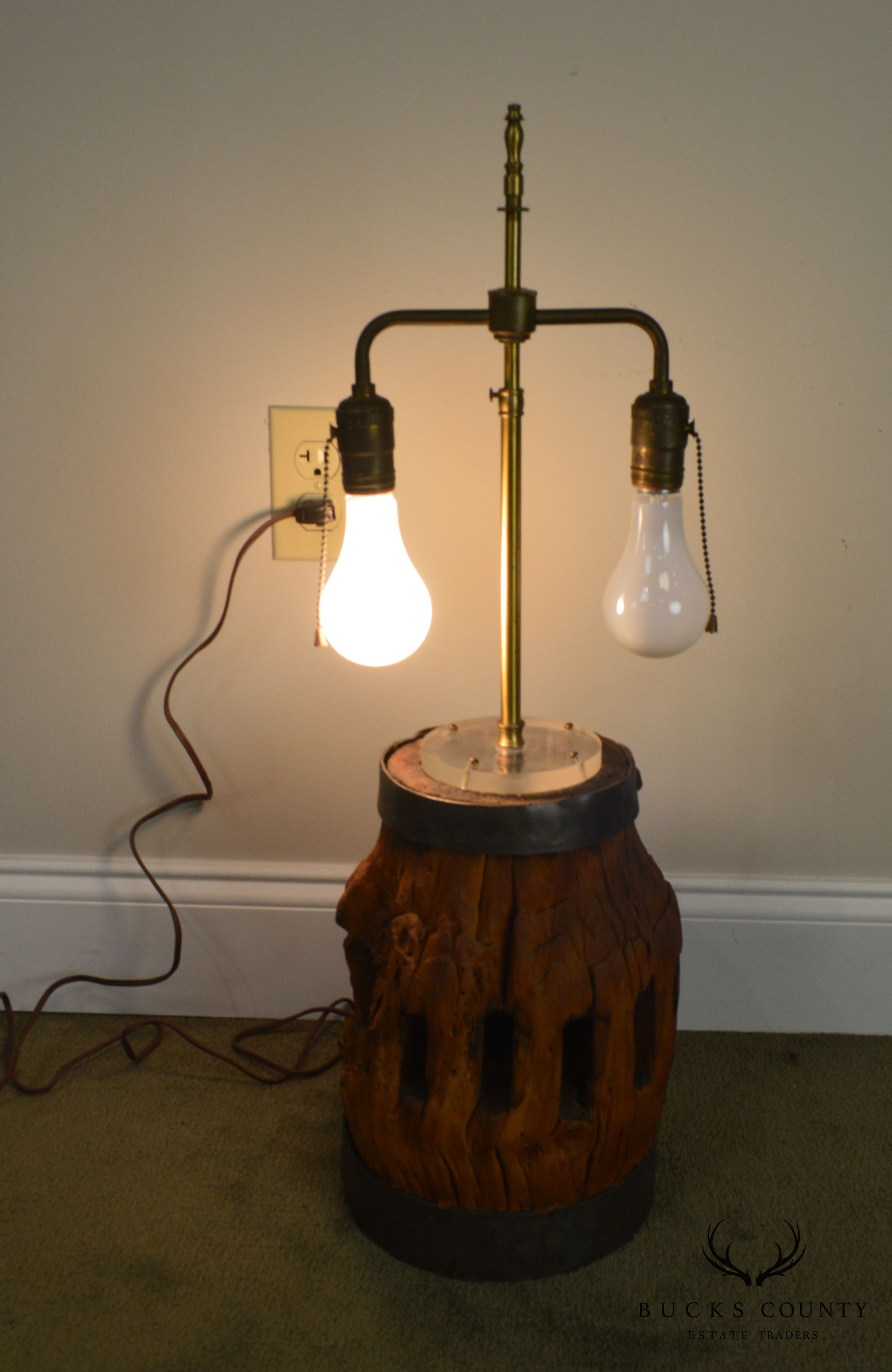 Vintage Tree Form Table Lamp