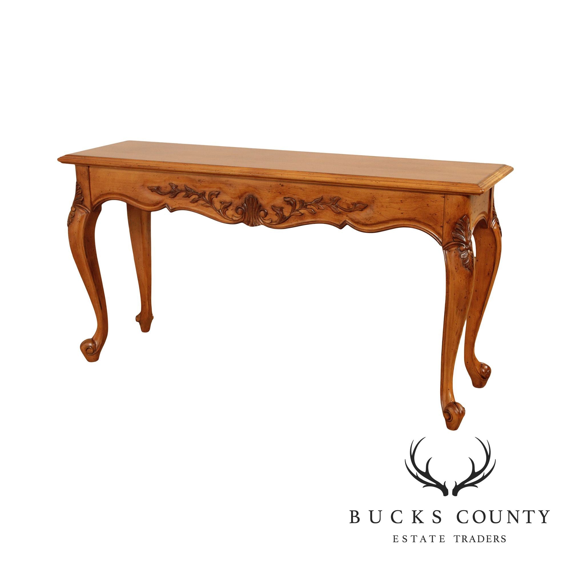 French Country Style 54 Inch Console Table