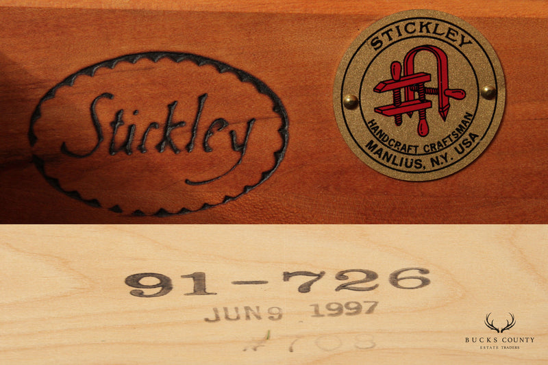Sitckley 'Duanesburg'  Collection Cherry Door Chest Armoire