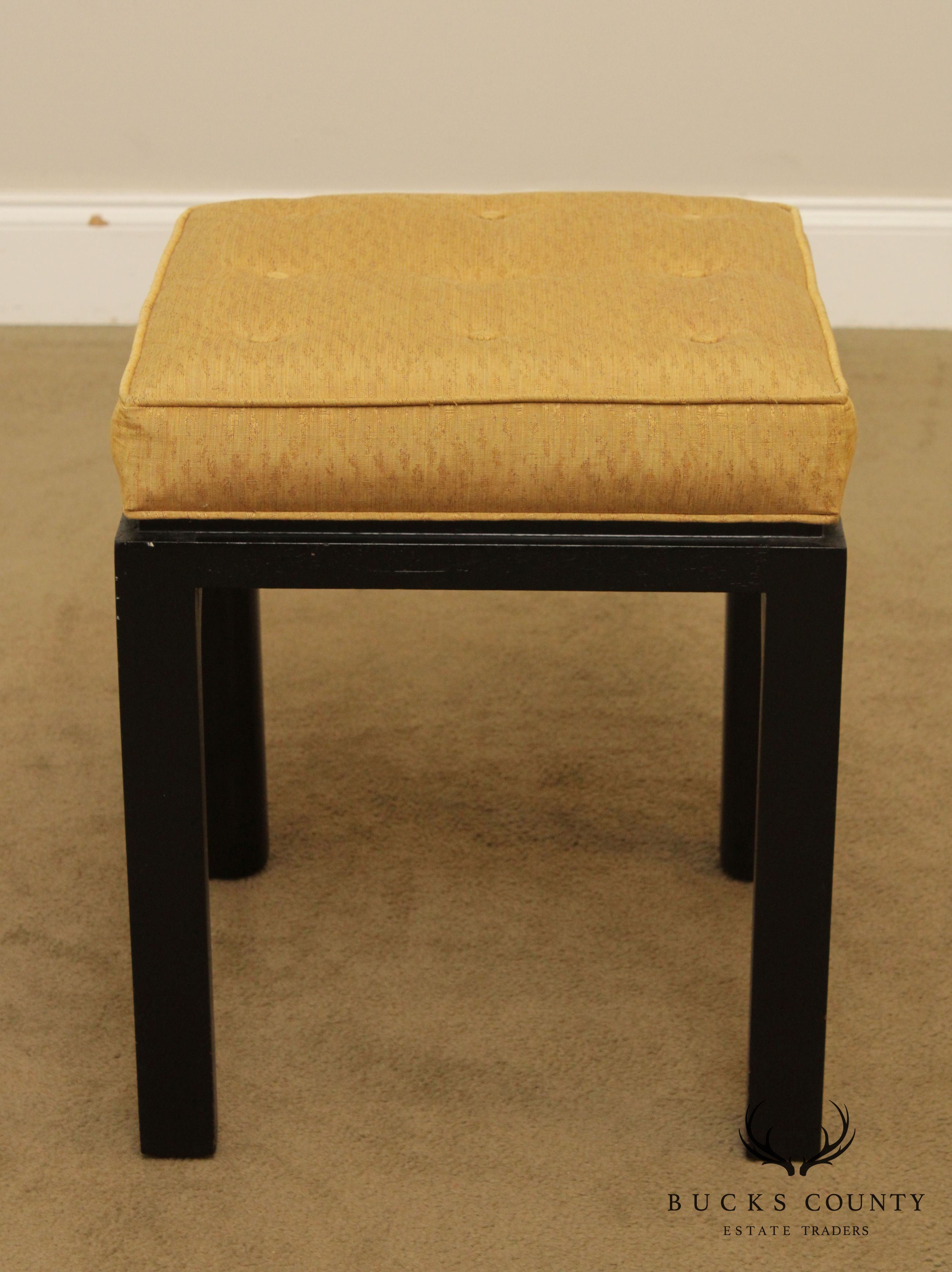 Mid Century Modern Ebonized Stool