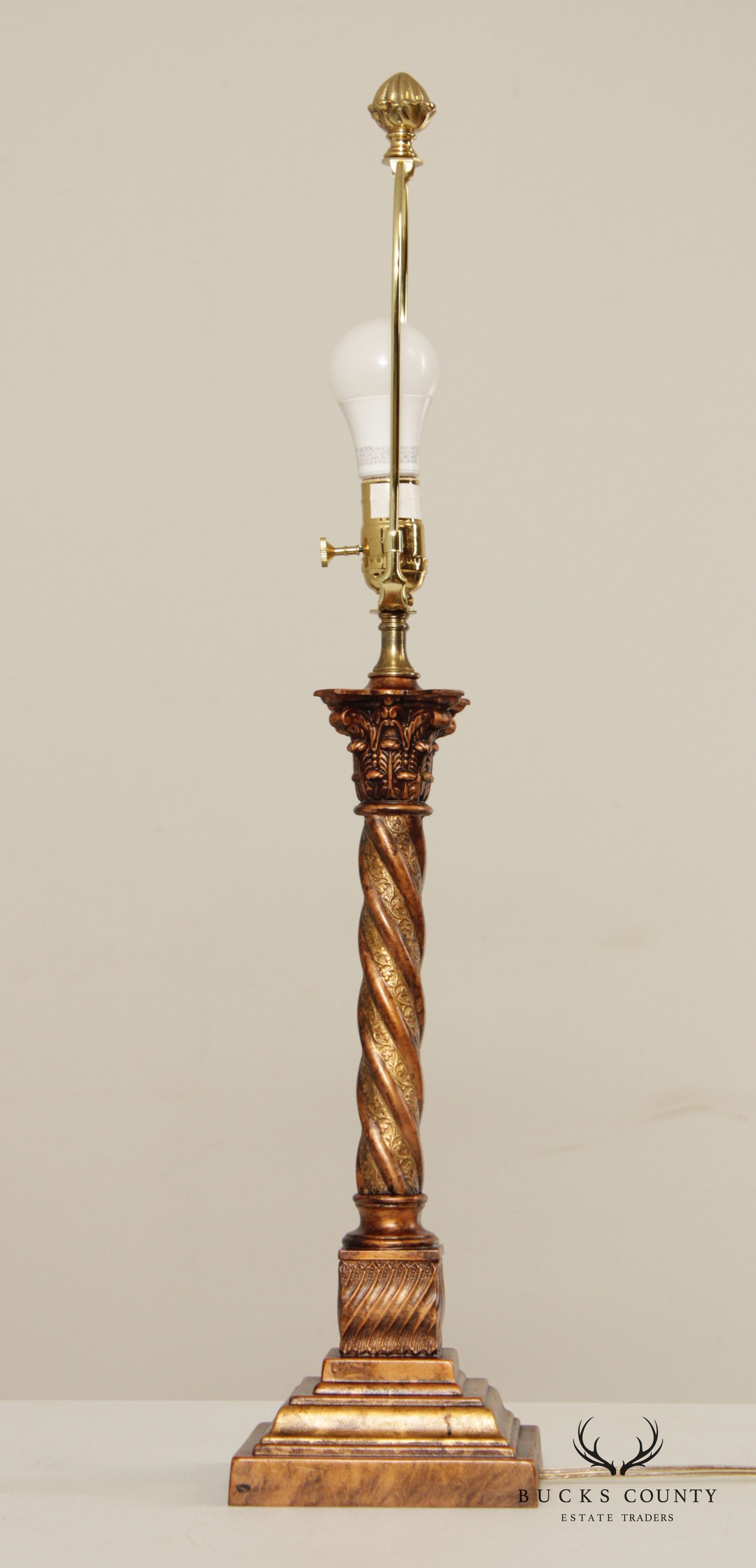 Chelsea House Neoclassical Column Table Lamp