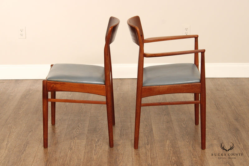 K.S. Møbler Danish Modern Set of Four Teak Dining Chairs