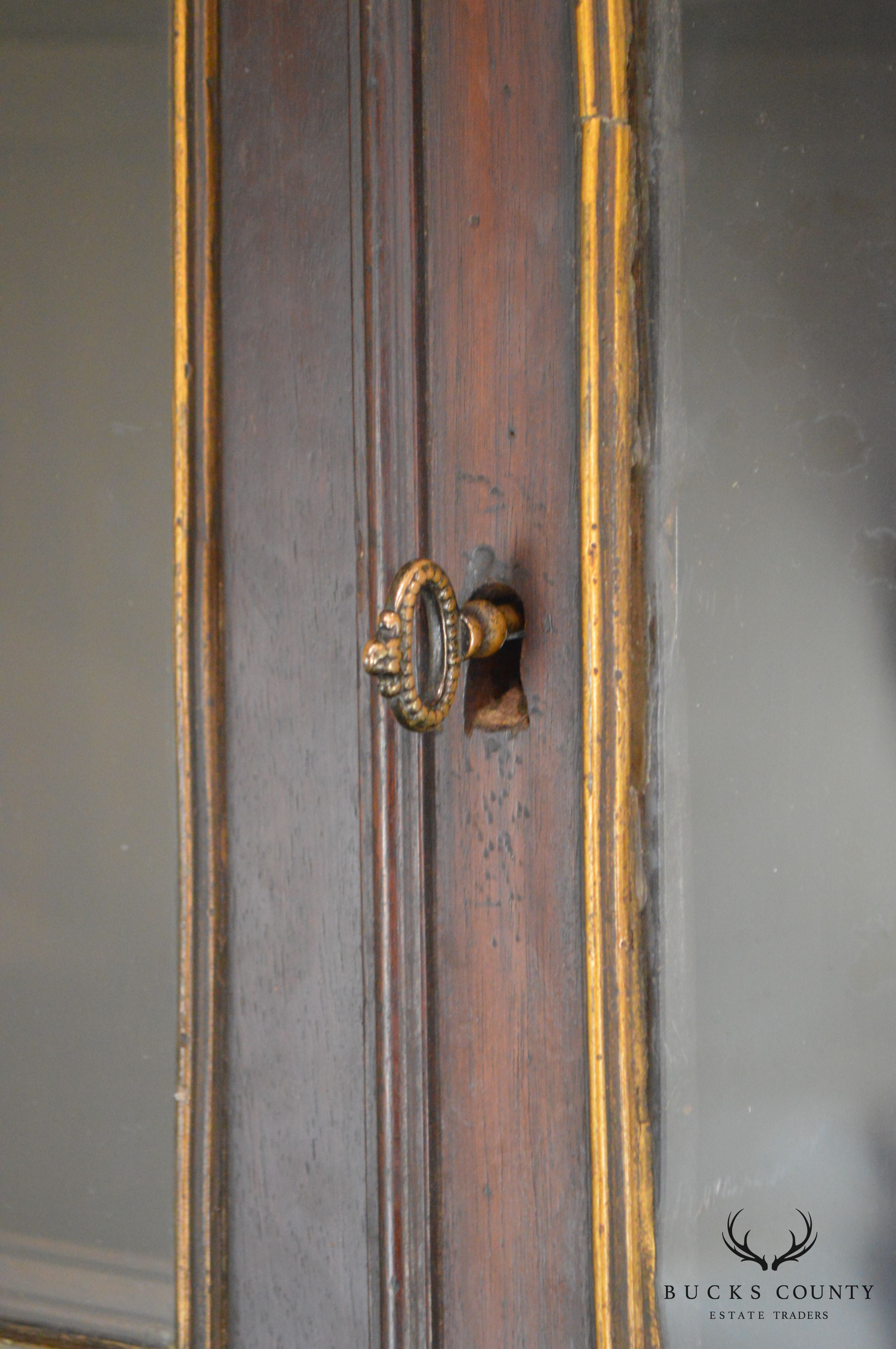 American Gothic Antique Rosewood Corner Cabinet Attributed to Meeks