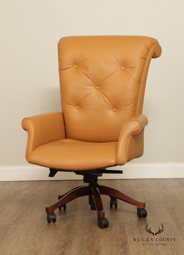 Leathercraft Tufted Leather Executive Office Armchair (I)