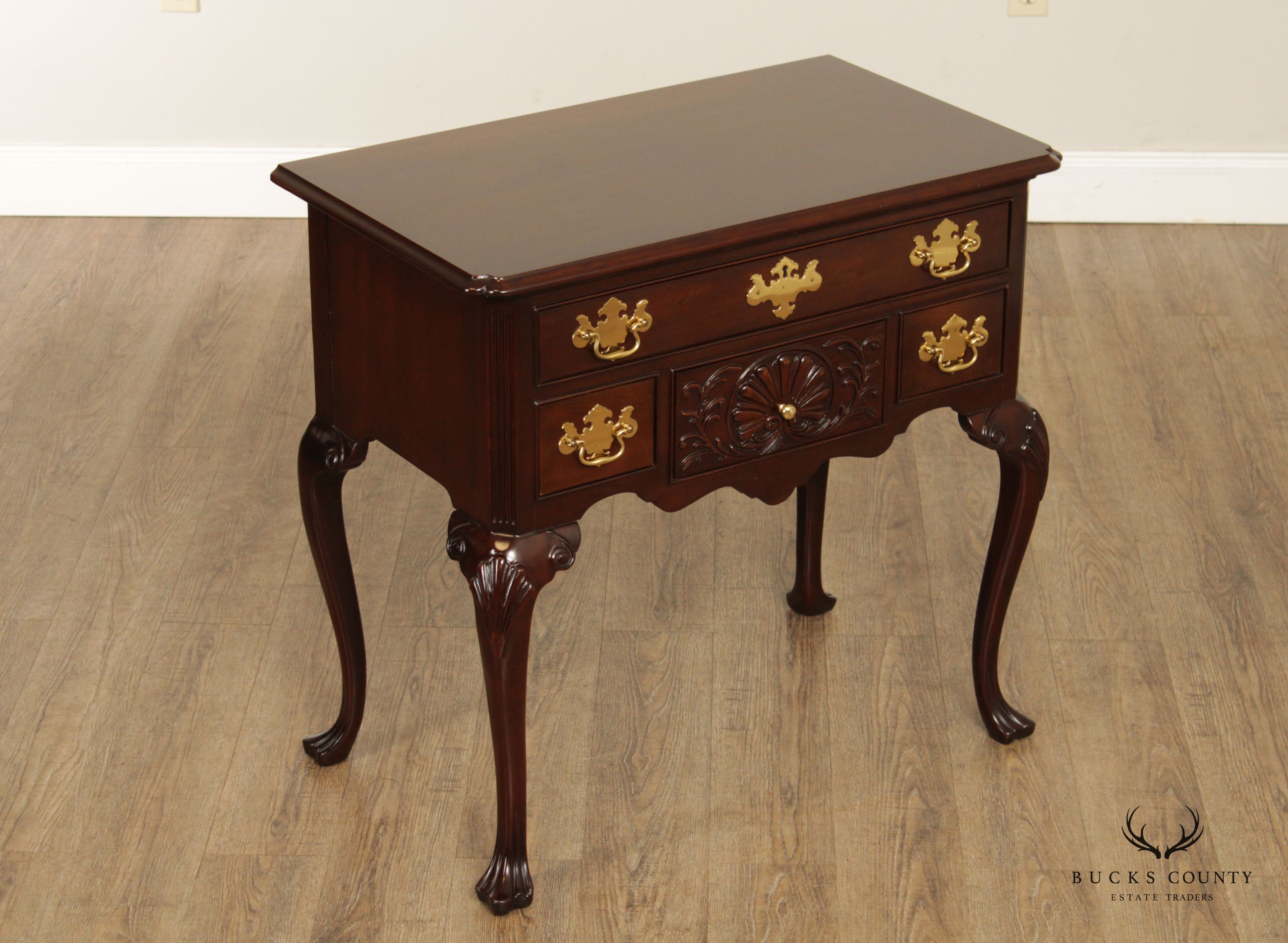 Councill Craftsmen Chippendale Style Mahogany Lowboy