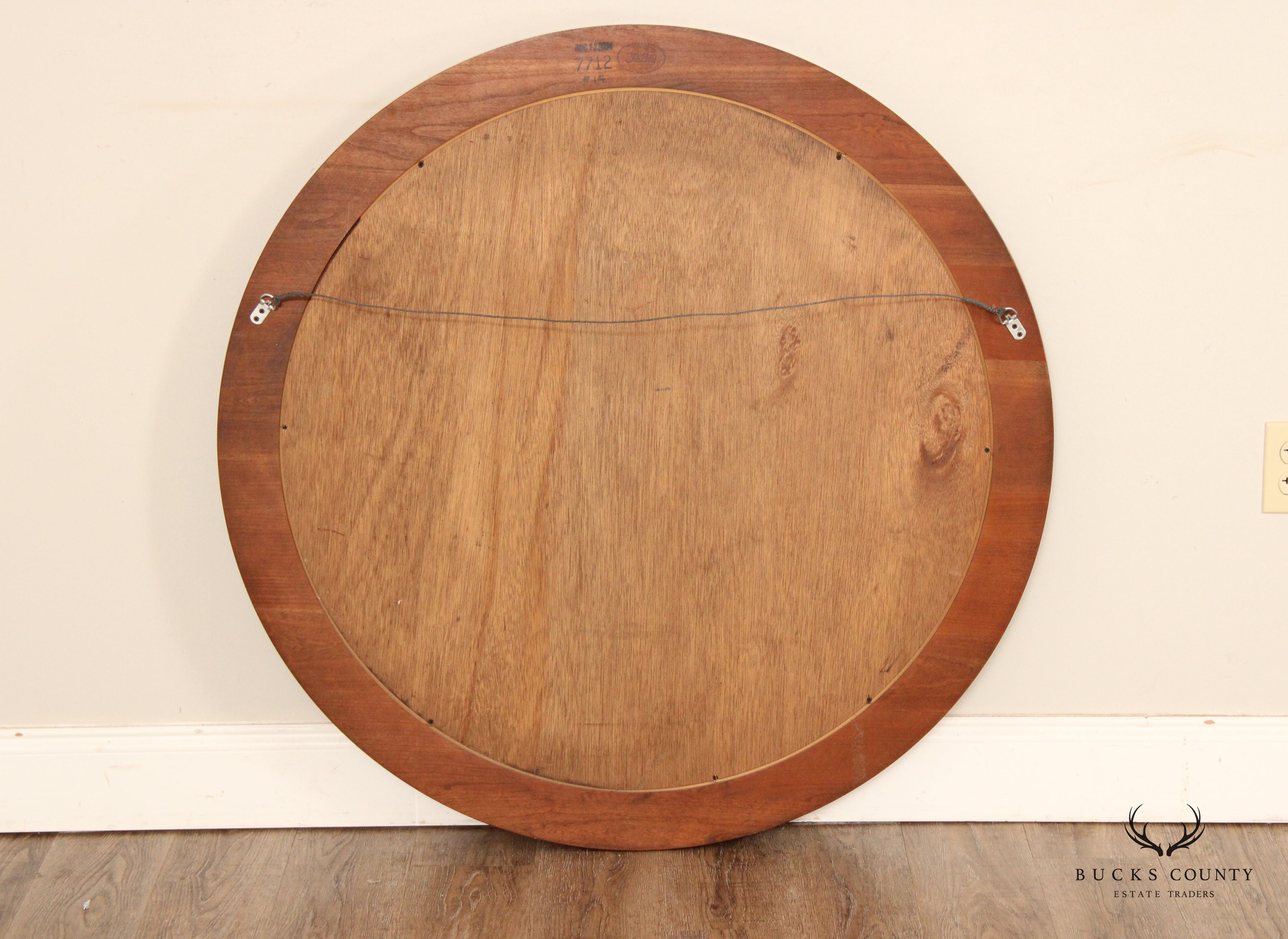 Stickley Metropolitan Collection Round Cherry Mirror