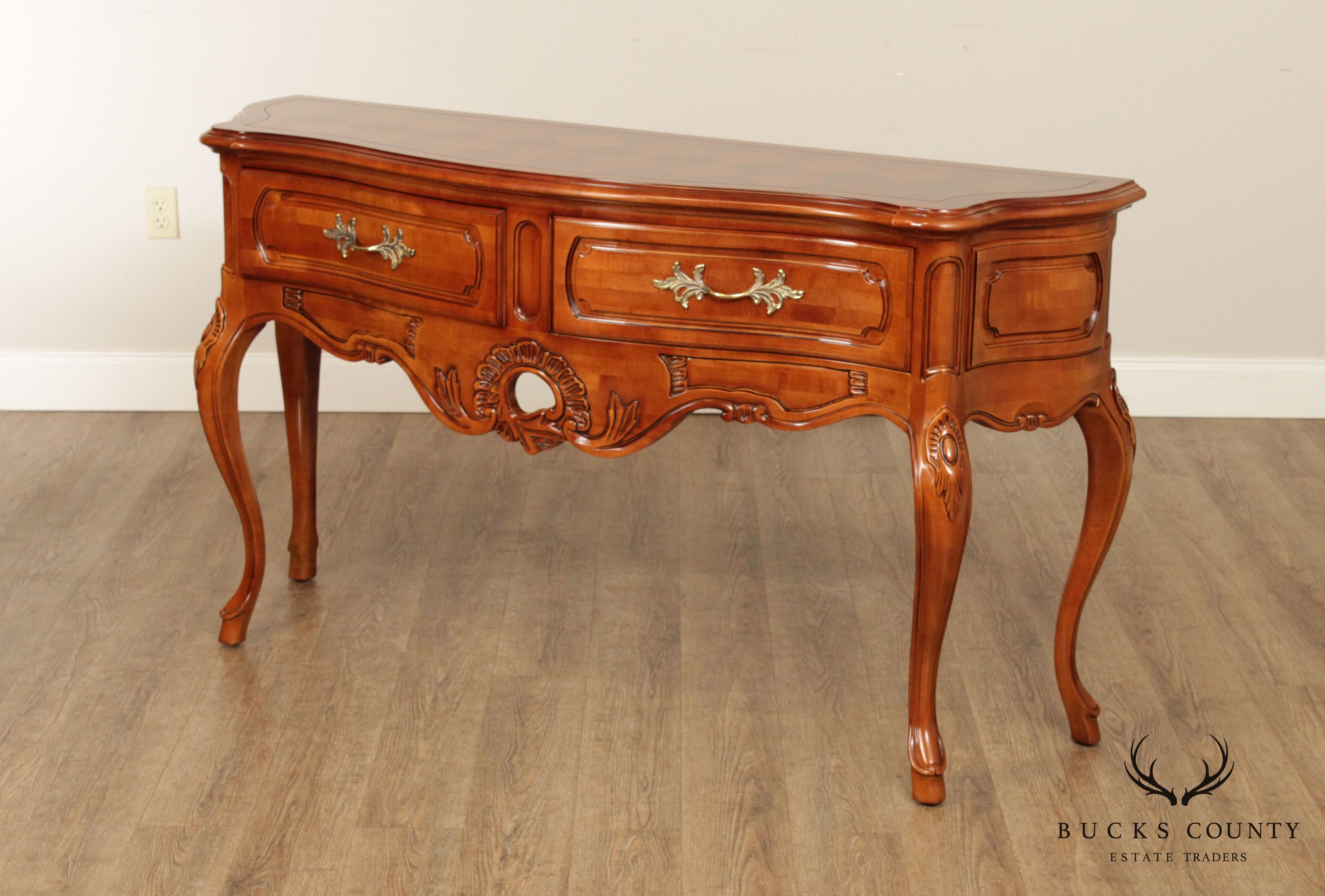 Century French Louis XV Style Cherry Sideboard