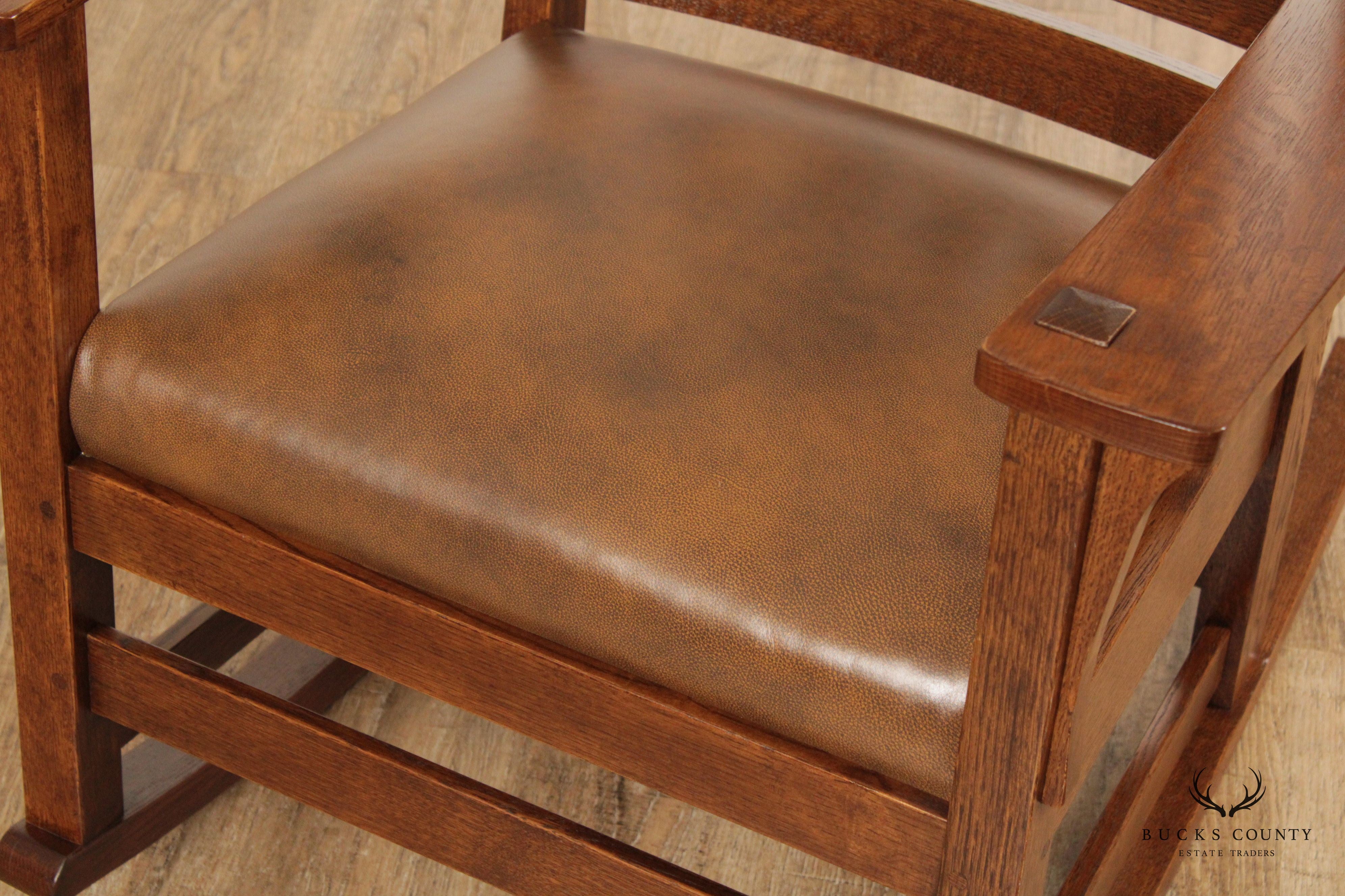 Stickley Mission Collection Oak Chapel Street Rocker