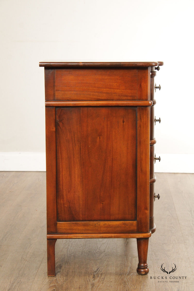 Sheraton Style Mahogany Bow Front Chest of Drawers