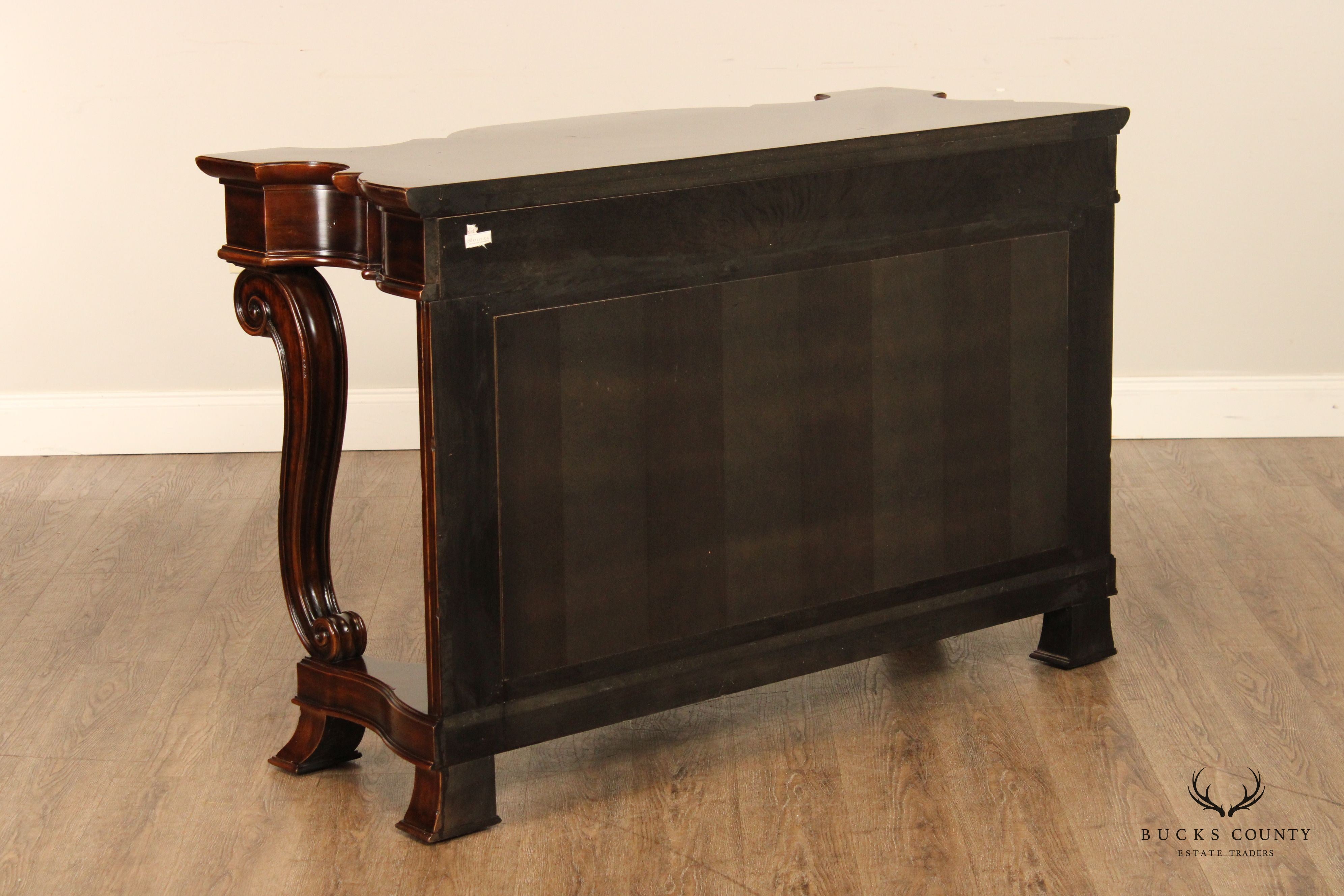 Artistica  Empire Style Mahogany Console Table