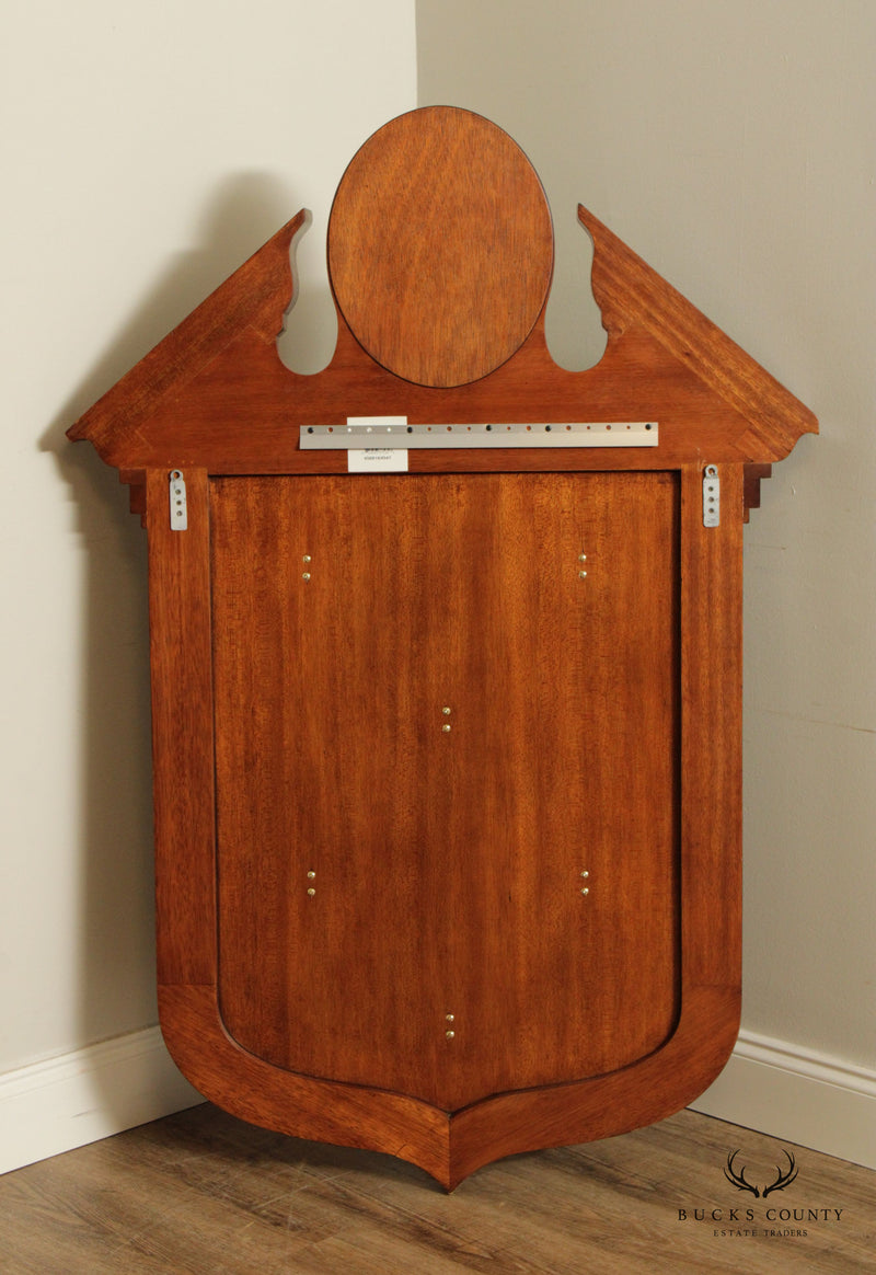Neoclassical Style Carved Wood Wall-Hanging Hat Rack
