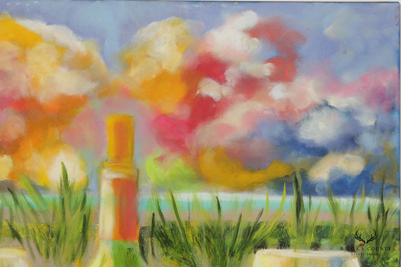 Pearl Mintzer 'Cabernet Sunset' Original Painting