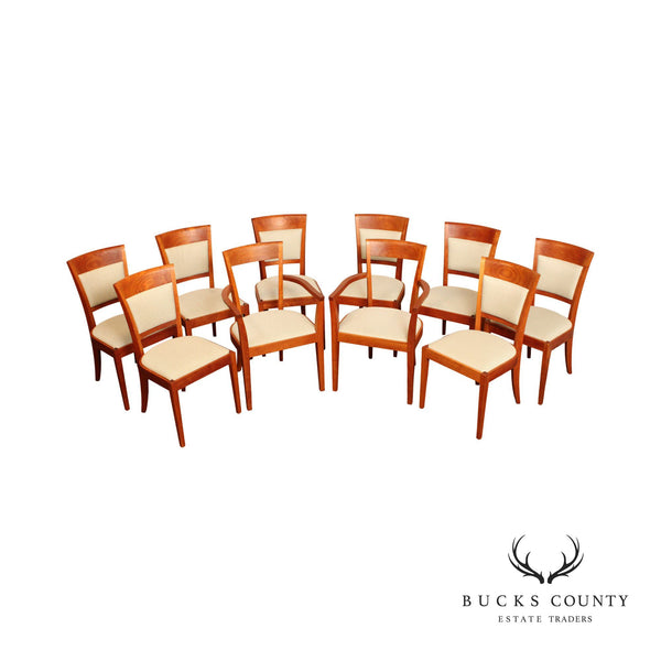 Thos. Moser Set of Ten 'Harpswell' Walnut Dining Chairs