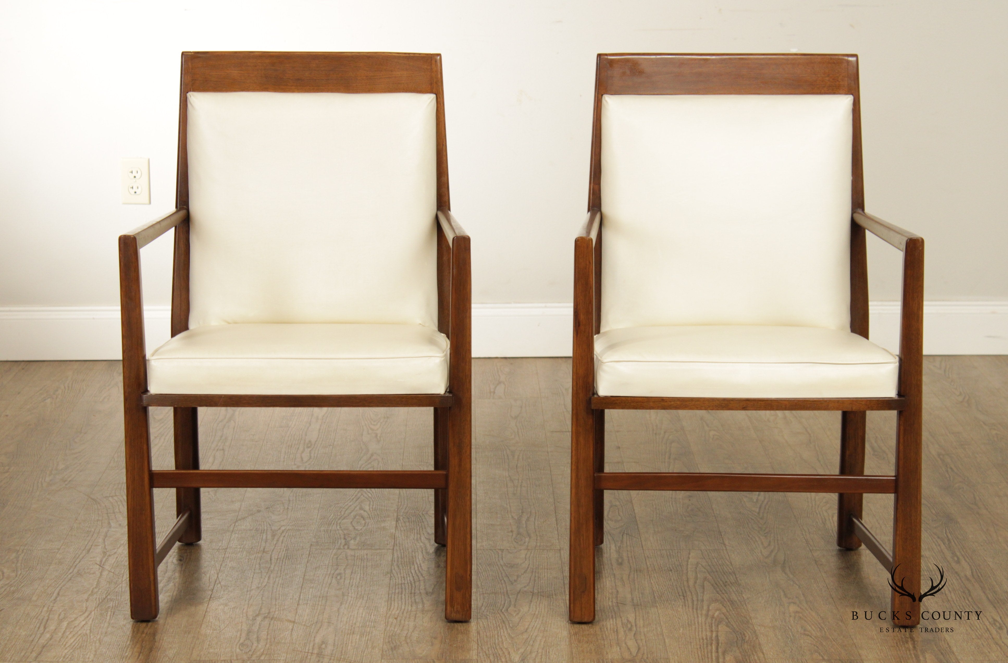 Dorothy Lerner Mid Century Modern Pair of Armchairs (B)